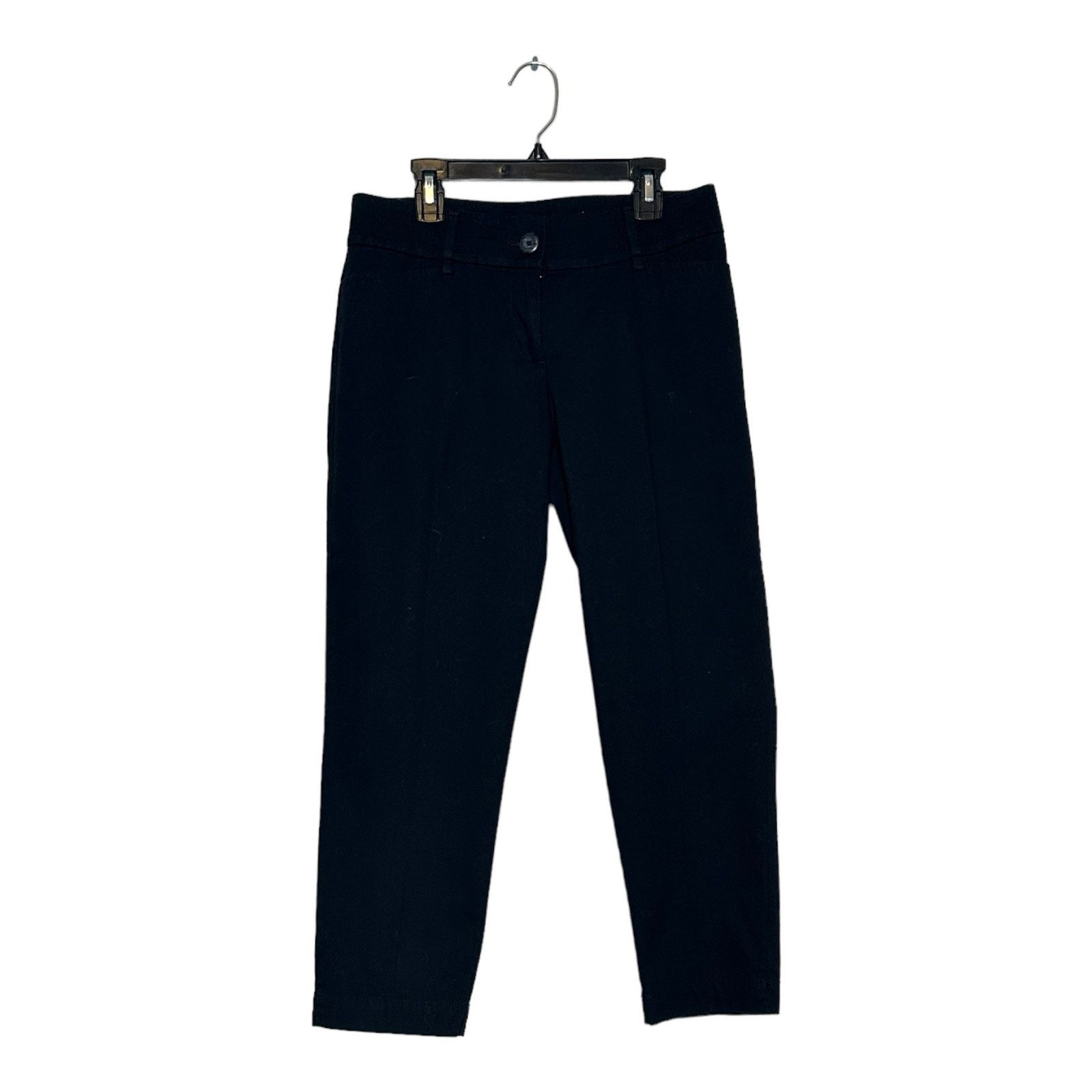Loft Loft black curvy crop pants size 0 Size 25" / US 0 / IT 36 - 10 Thumbnail