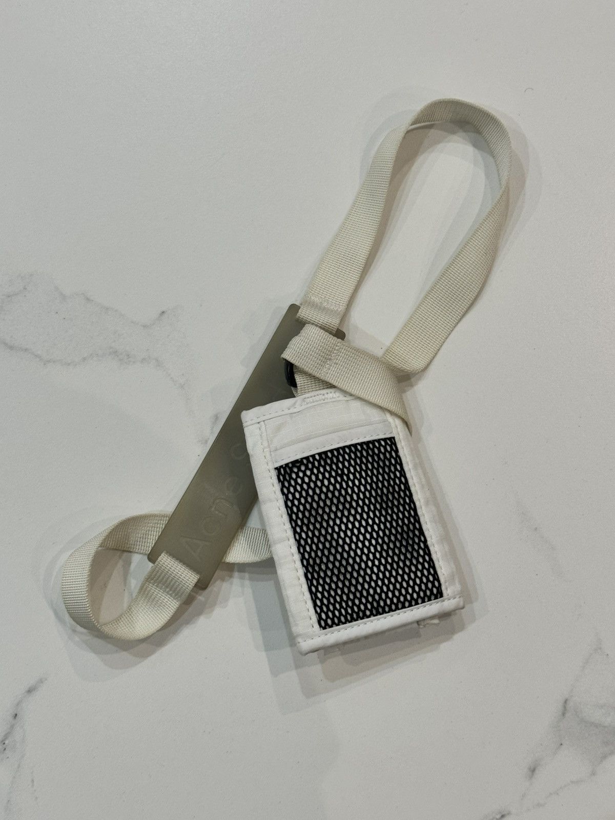 Acne Studios ACNE STUDIOS ANDREAS NECK FACE LOGO KEY HOLDER Size ONE SIZE - 3 Thumbnail