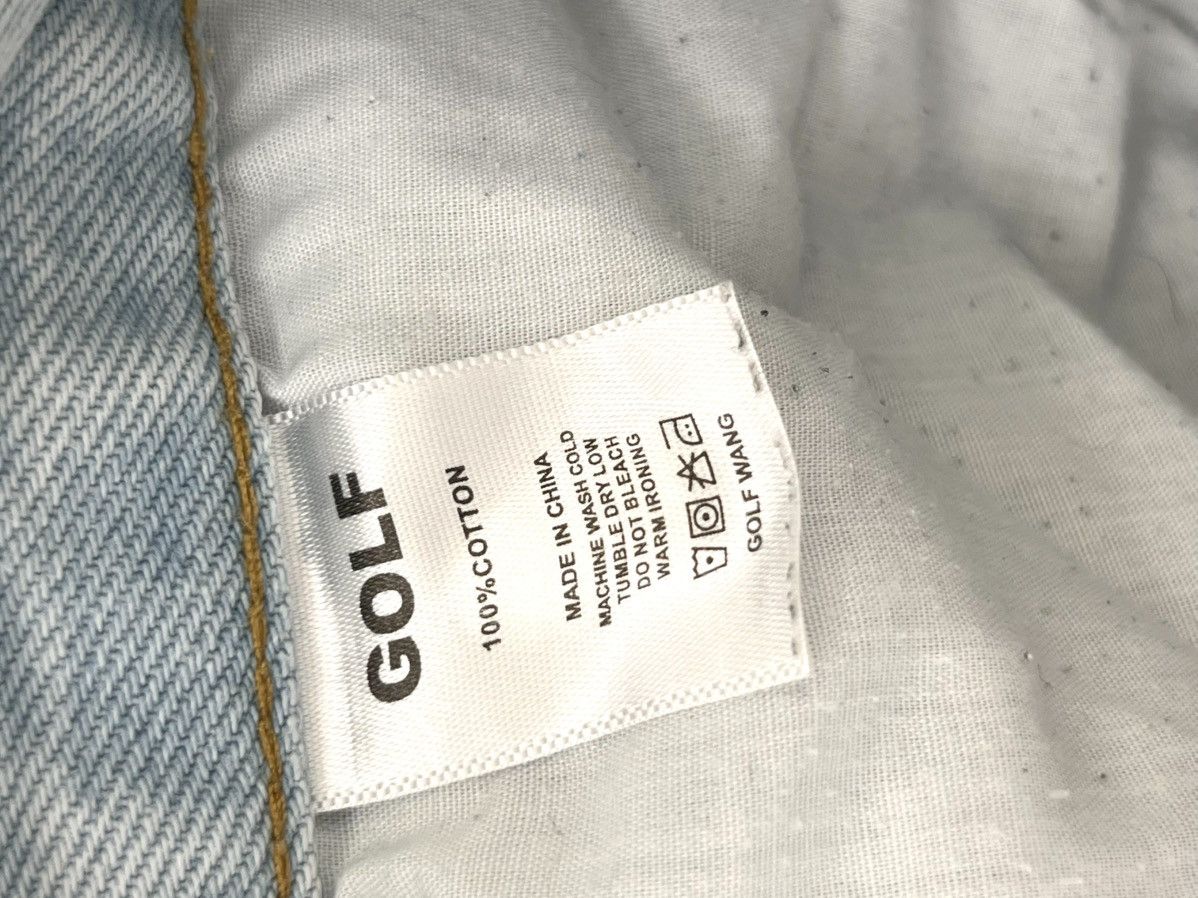 Golf Wang Golf Wang Tyler the Creator Rope Logo Denim Jeans Size 34 Size US 34 / EU 50 - 7 Thumbnail