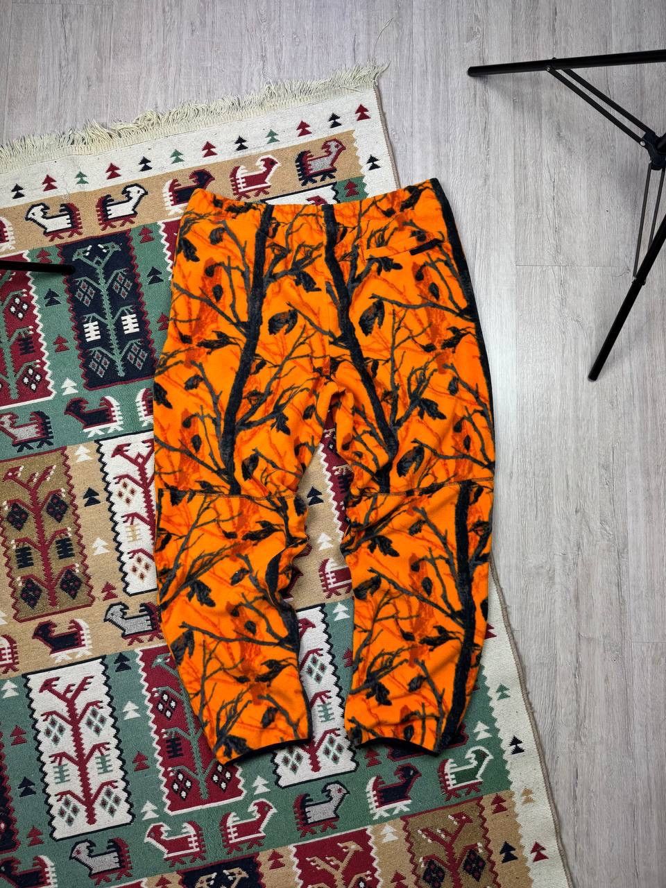 Carhartt × Japanese Brand RARE Carhartt Real Tree Fleece Y2K Orange Suits Size 34R - 15 Thumbnail