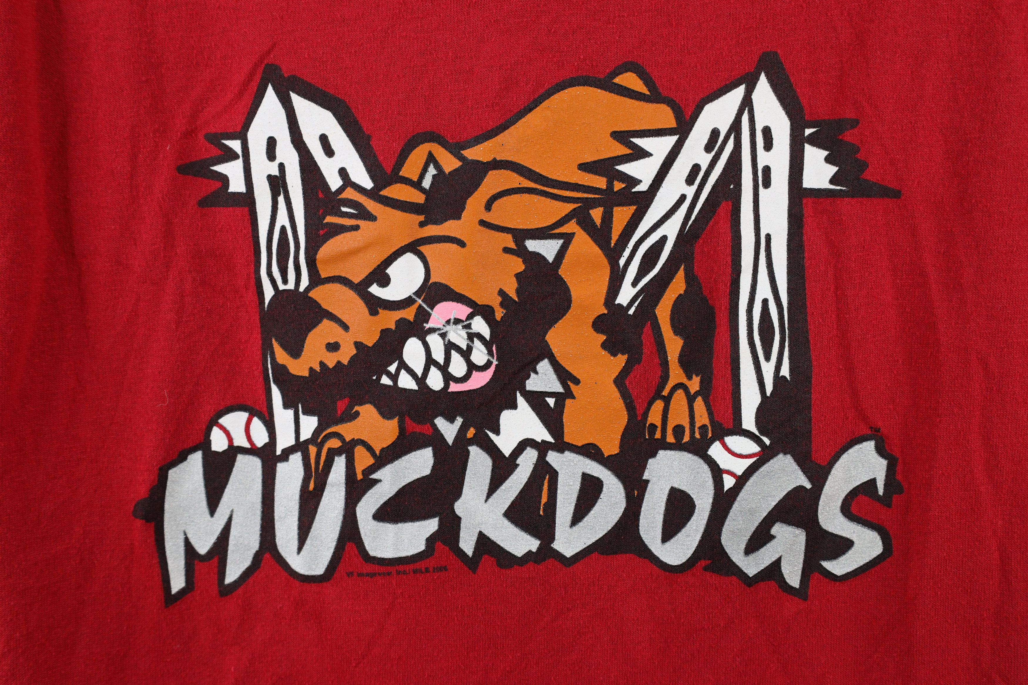 Majestic × Vintage Vintage Majestic League Baseball Batavia Muckdogs T-Shirt Size US S / EU 44-46 / 1 - 4 Thumbnail