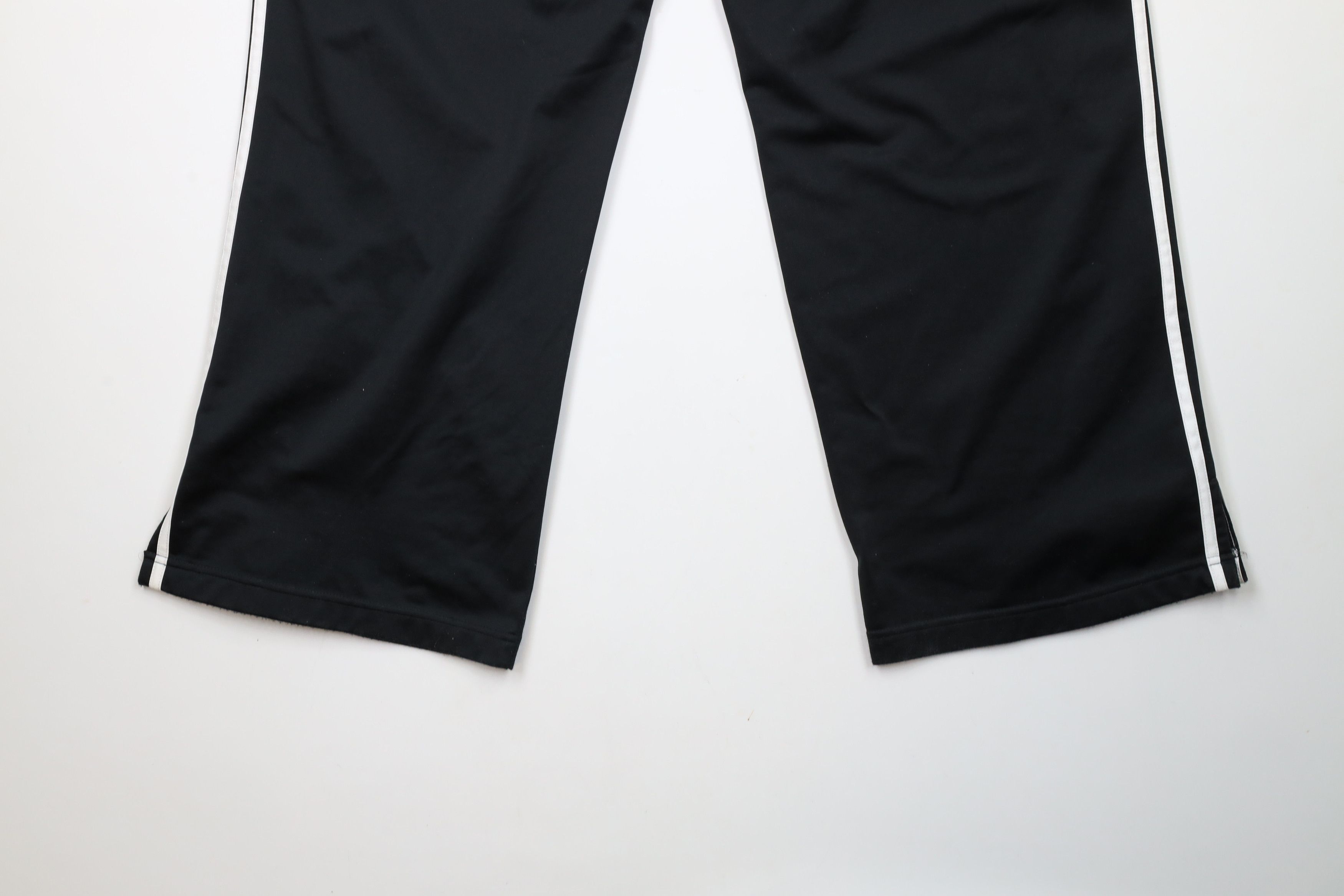 Adidas × Vintage Vintage Y2K Adidas Striped Wide Leg Sweatpants Pants Black Size 38" / US 16 / IT 52 - 14 Thumbnail
