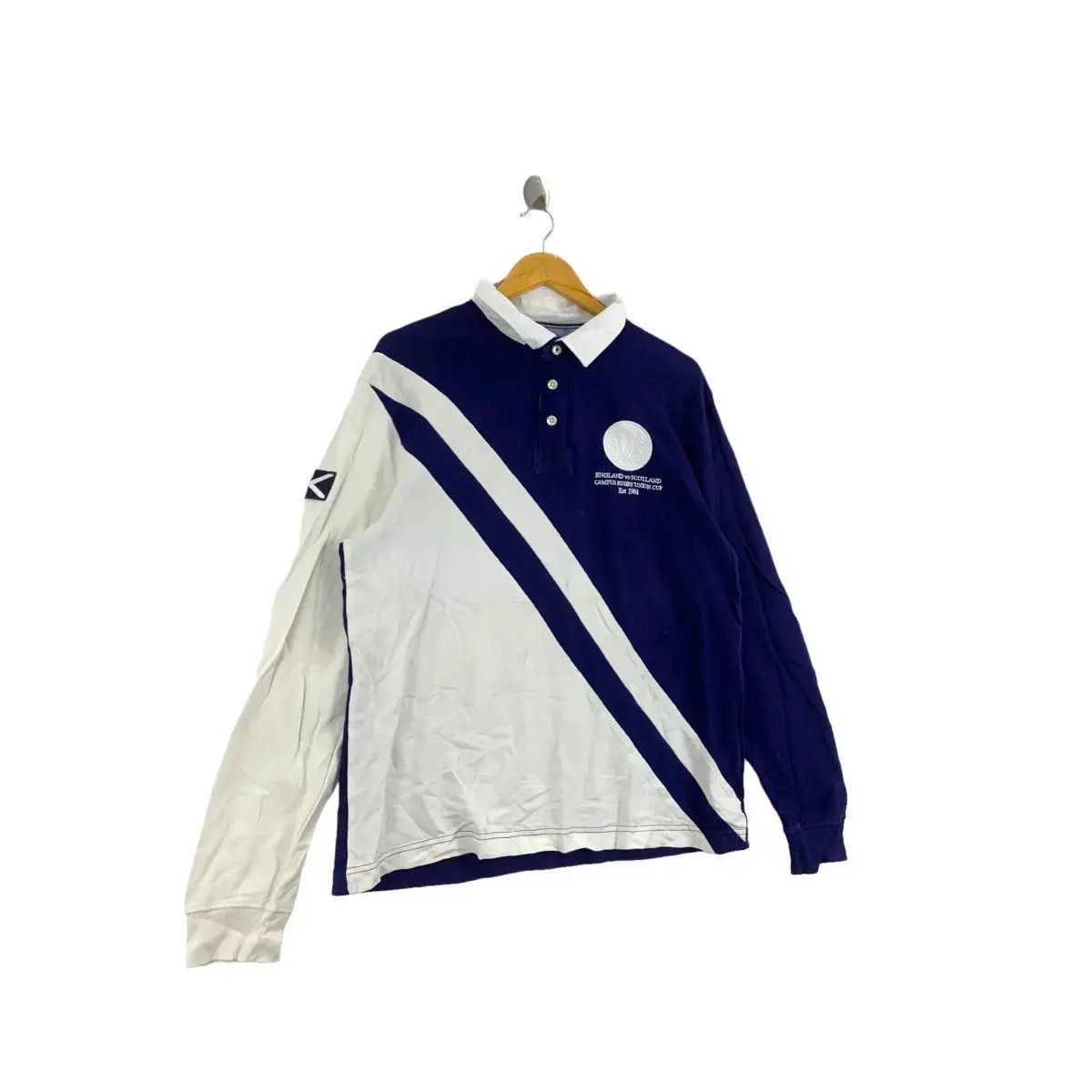 Zara ZARA MAN England Vs Scotland Campus Rugby Union Cup Est 1984 Size US XXL / EU 58 / 5 - 6 Thumbnail