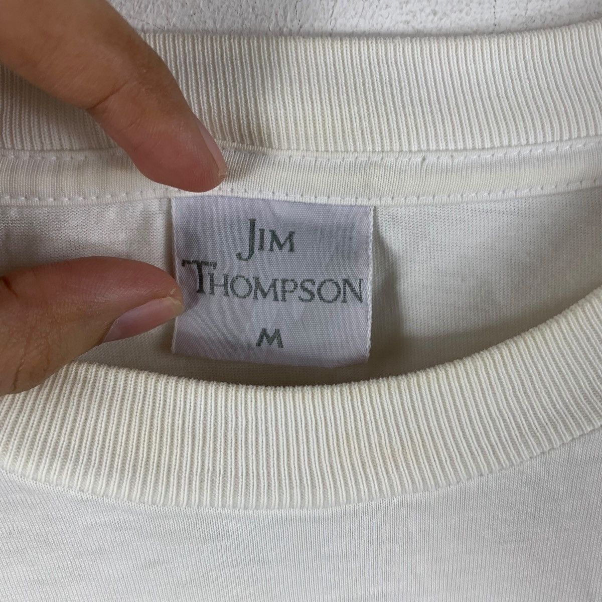 Jim Thompson Vintage JIM THOMPSON BANGKOK Batik Silk Tee Shirt Top Size M / US 6-8 / IT 42-44 - 6 Thumbnail