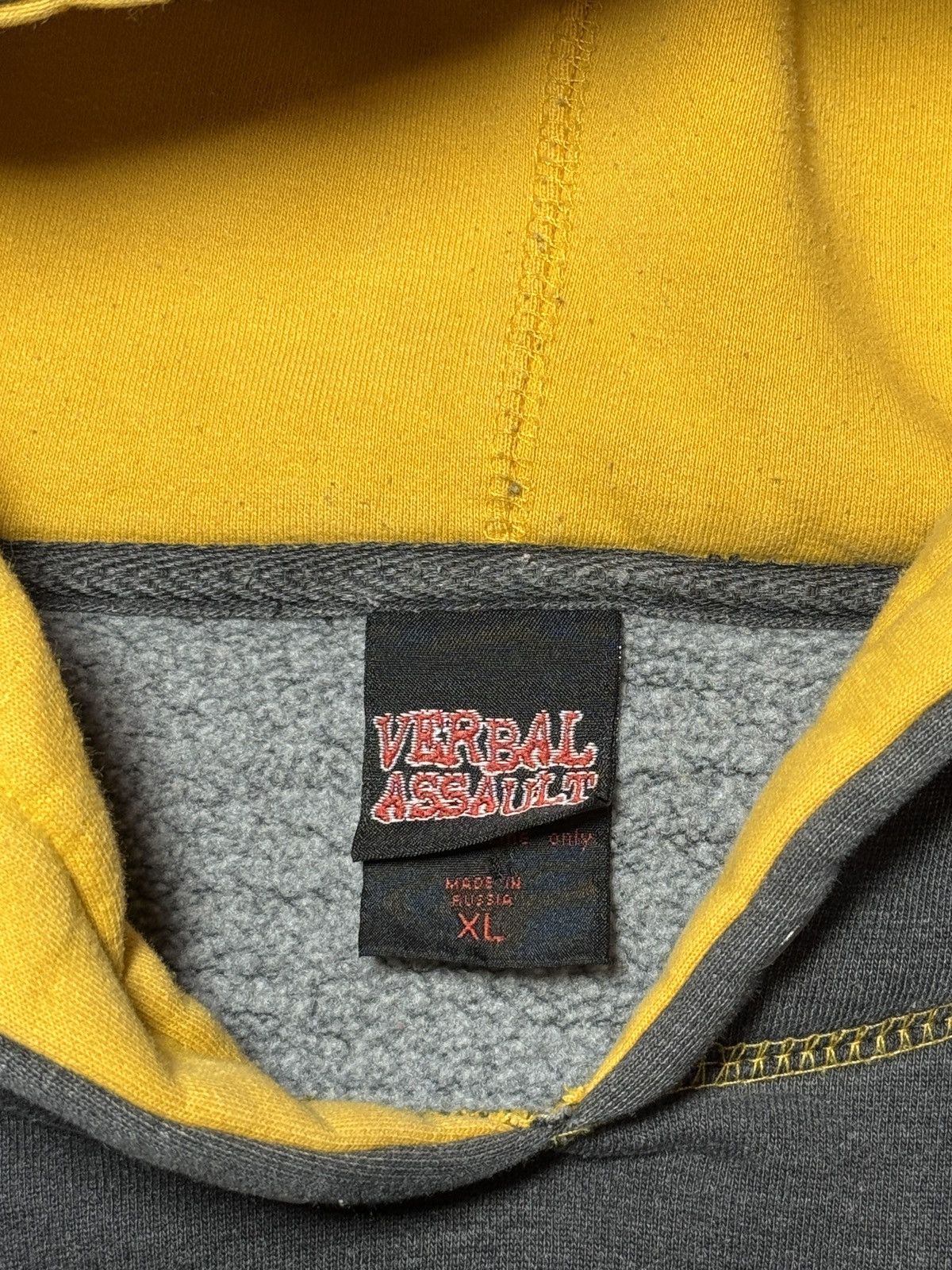JNCO Vtg Y2K Verbal Assault Jnco Skater Grunge Tribal XL Hoodie Size US XL / EU 56 / 4 - 3 Thumbnail