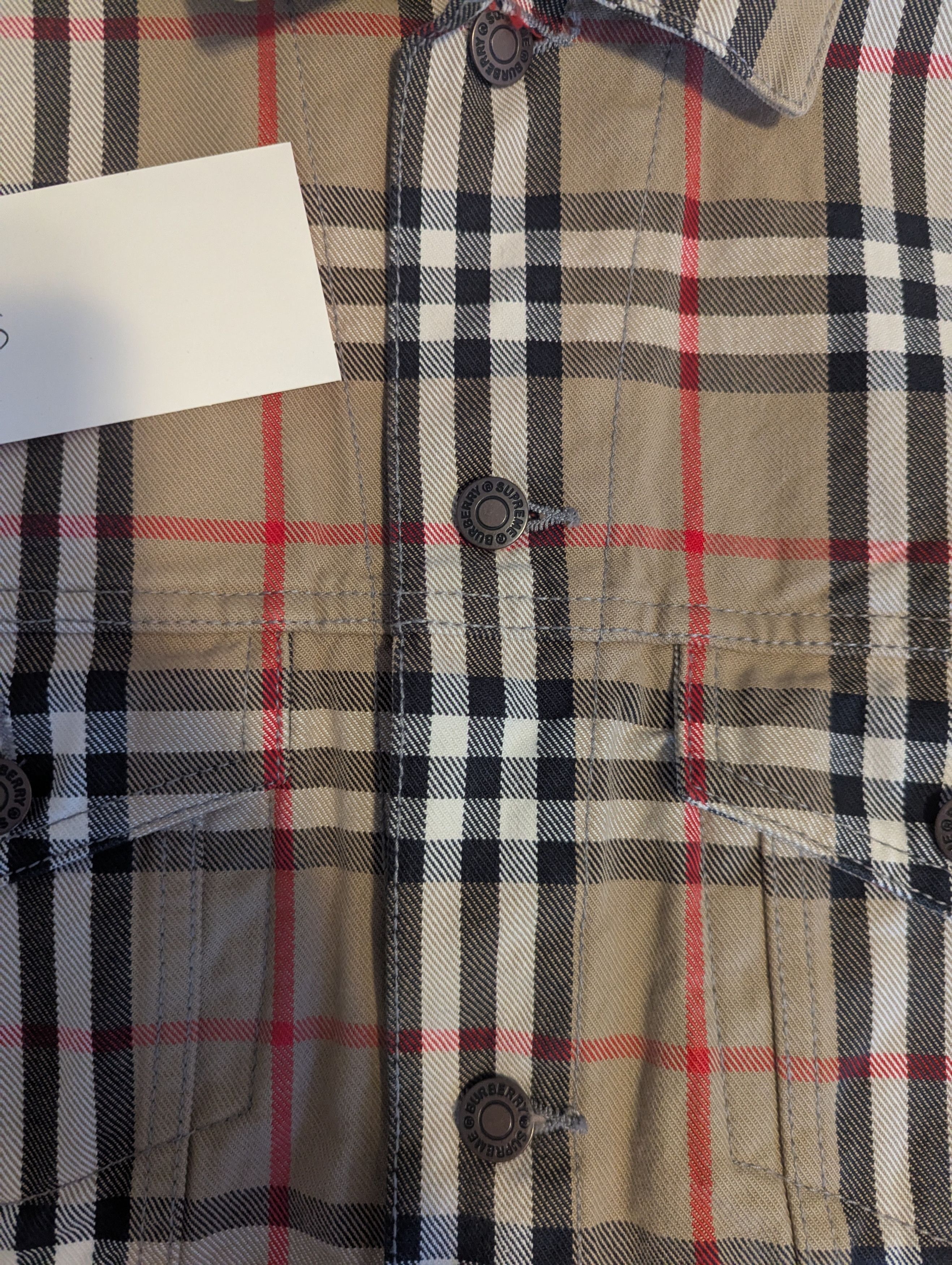 Burberry × Supreme Supreme x Burberry Denim Trucker Jacket Size US M / EU 48-50 / 2 - 4 Thumbnail