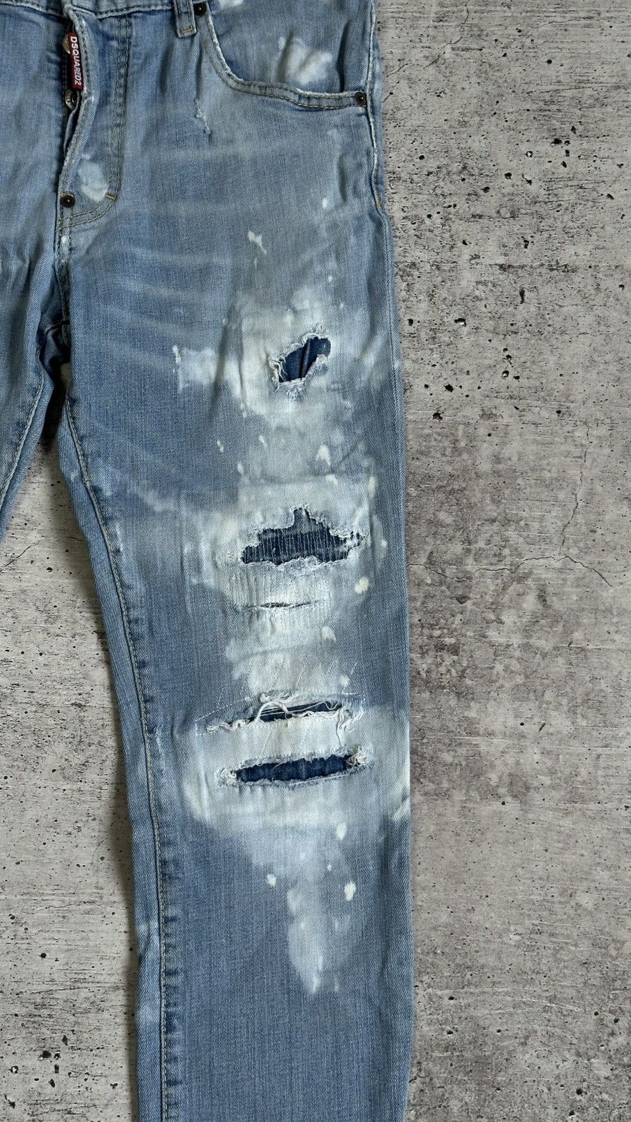 Dsquared2 Dsquared2 Skater Jean Distressed Slim Denim Jeans Pants Size US 30 / EU 46 - 3 Thumbnail