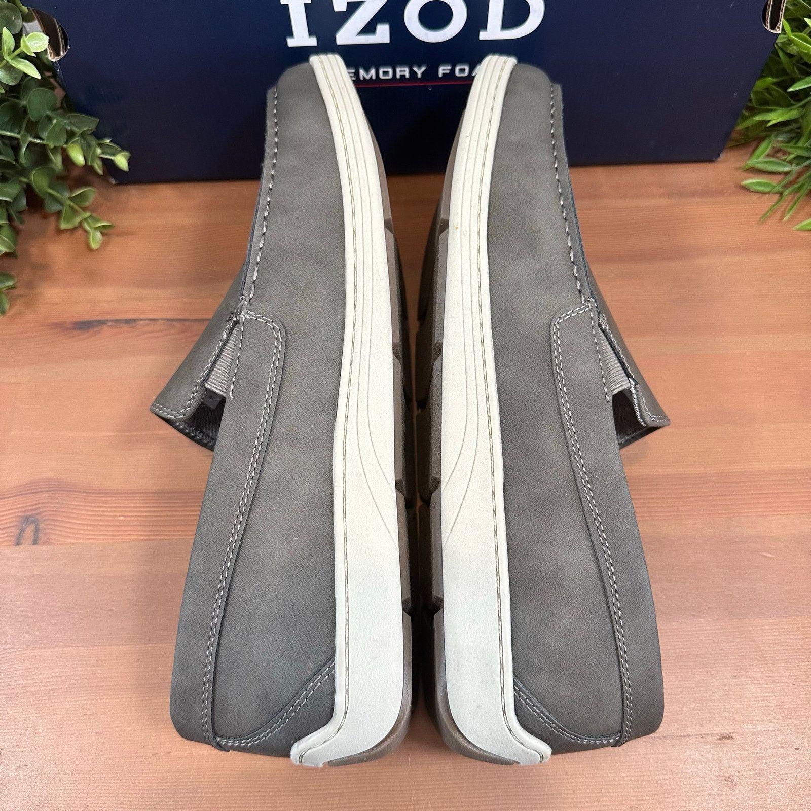 Izod Izod Men's Seapoint Grey Memory Foam Loafers Size 13 Size US 13 / EU 46 - 5 Thumbnail