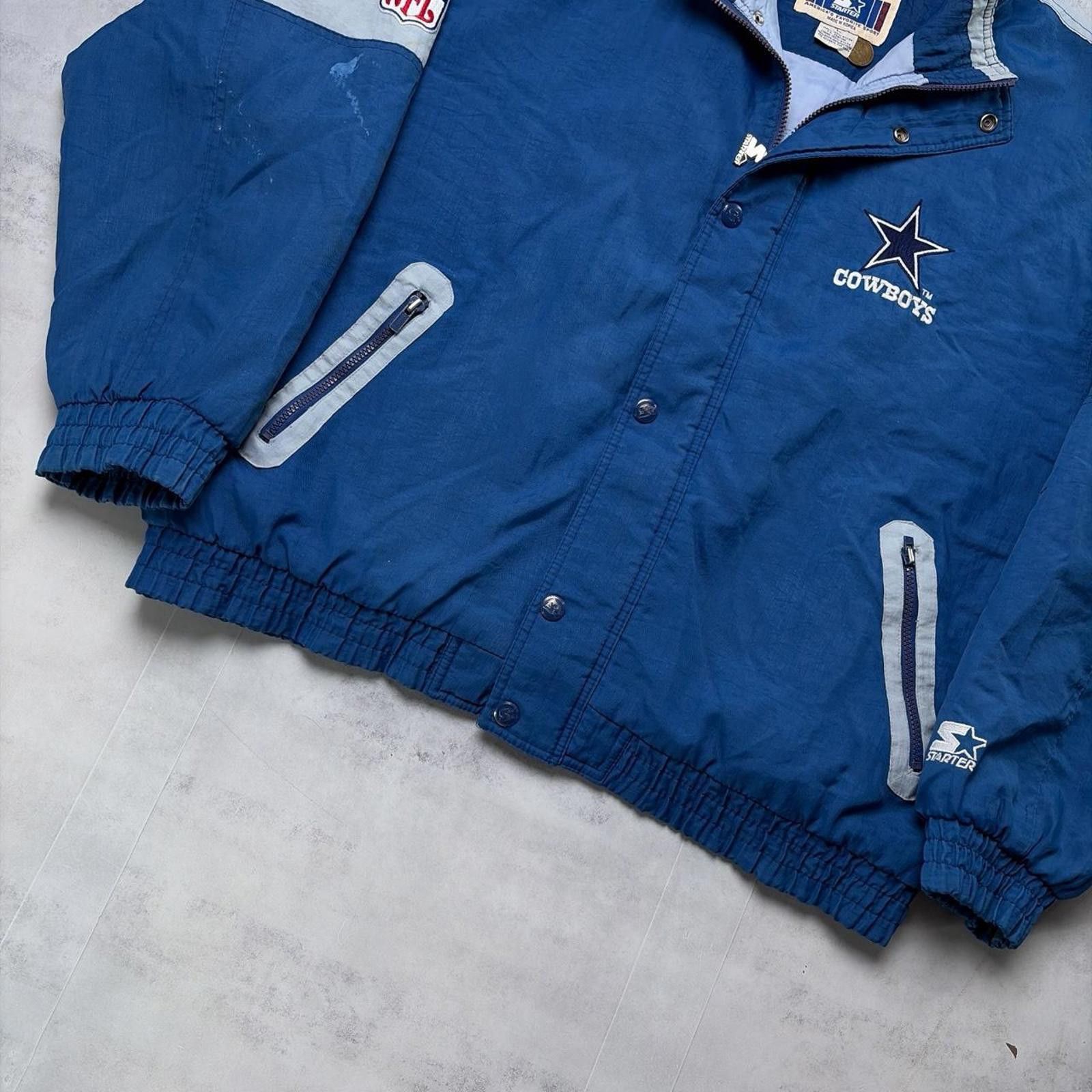 Starter Vintage 90s Starter Dallas Cowboys NFL Logo Puffer Jacket Size US L / EU 52-54 / 3 - 5 Thumbnail