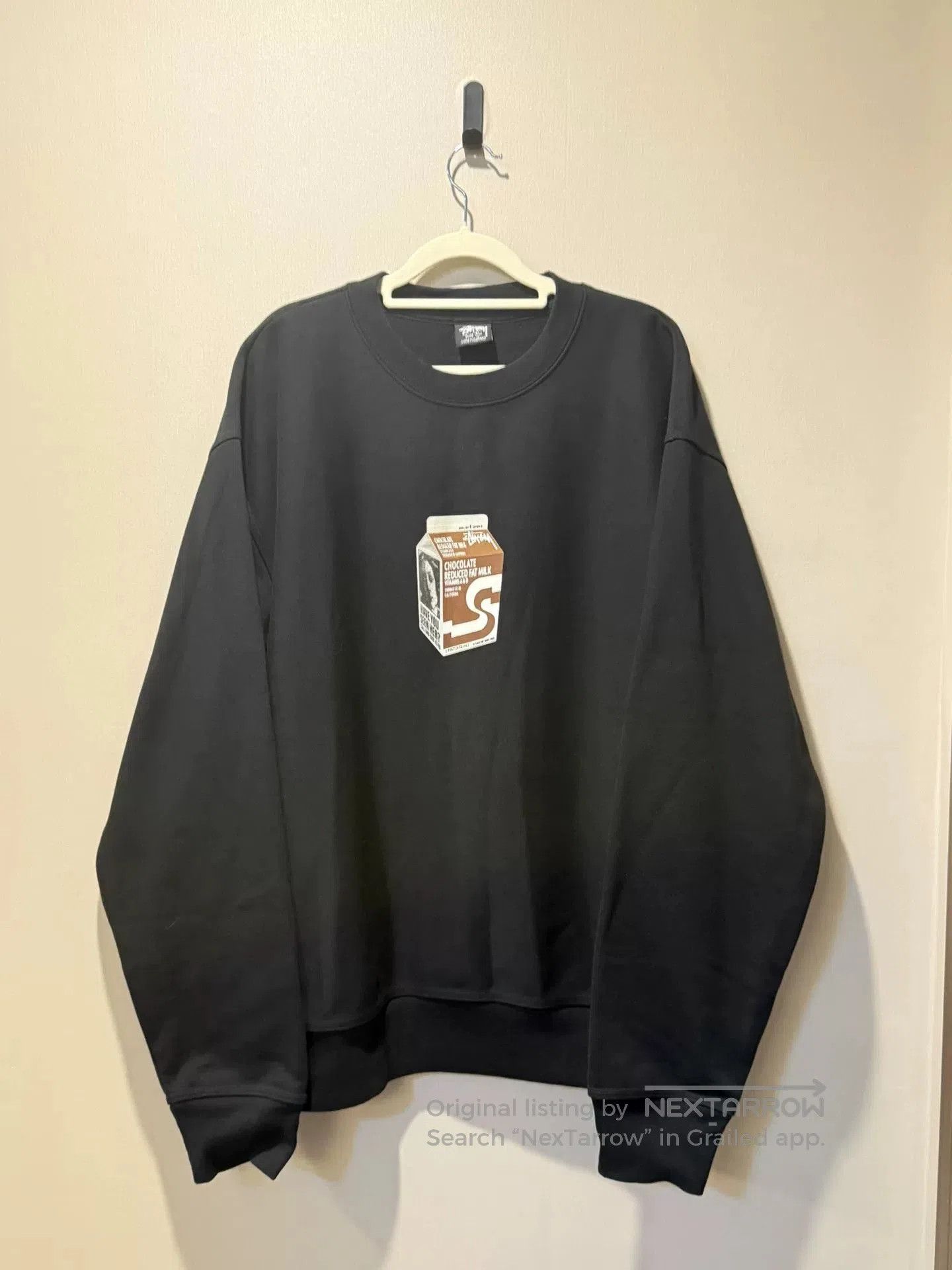 Stussy Stussy 2024 Fall Milk Print Crew Sweatshirt. Size US XL / EU 56 / 4 - 1 Thumbnail