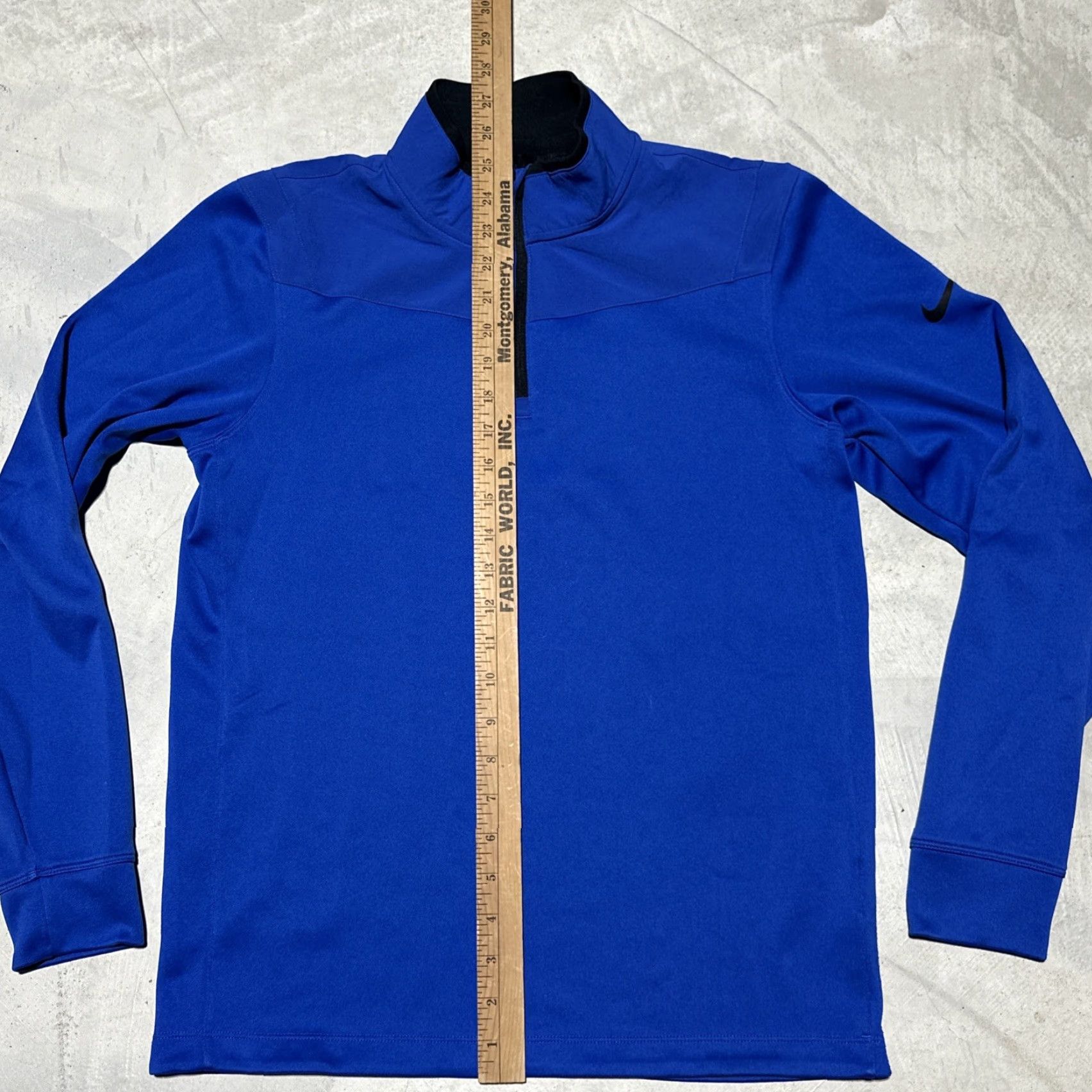 Nike Nike Golf Pullover Men S Blue Dri-FIT Quarter Zip Long Sleeve Top Wicking Size US S / EU 44-46 / 1 - 5 Thumbnail