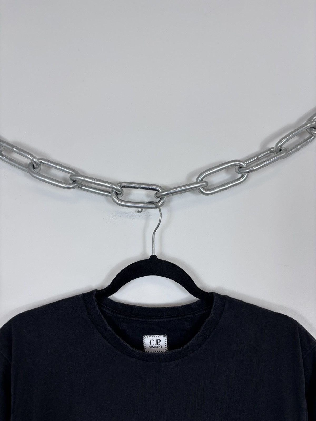 C.P. Company C.P. Company Men’s Box Logo Black T-Shirt Tee Casual Hype Size US L / EU 52-54 / 3 - 3 Thumbnail