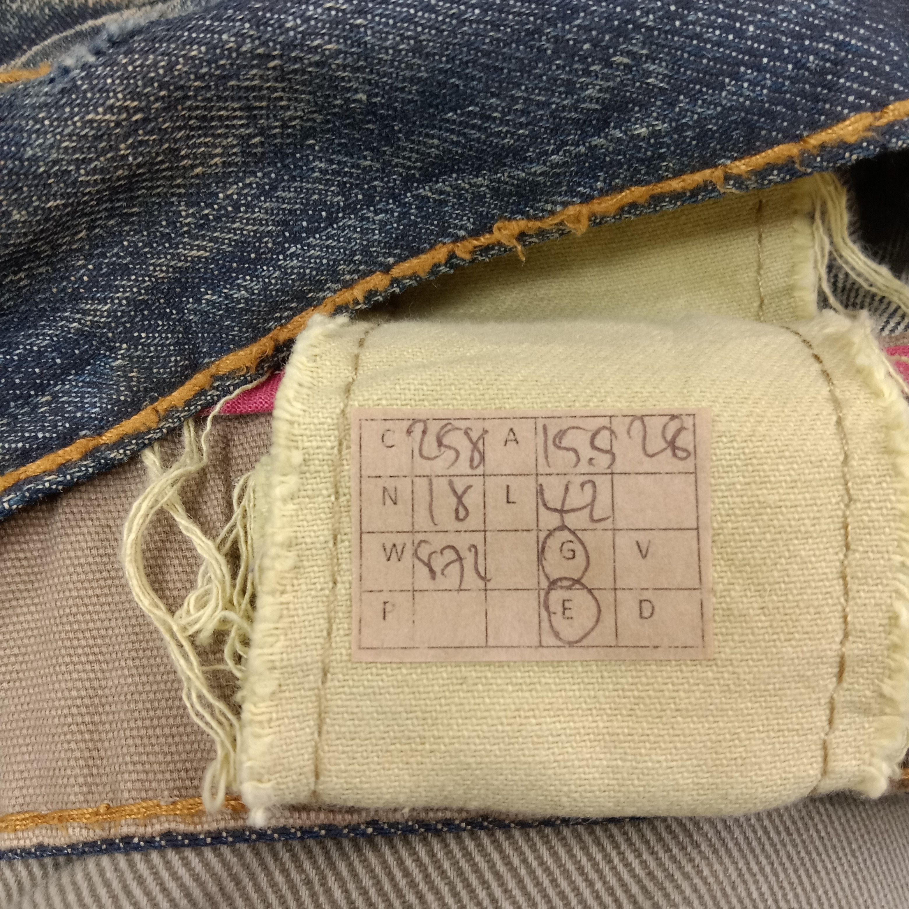 Vintage Tough Jeansmith Street Military Style DenimJeans C258N18 Size US 32 / EU 48 - 19 Thumbnail