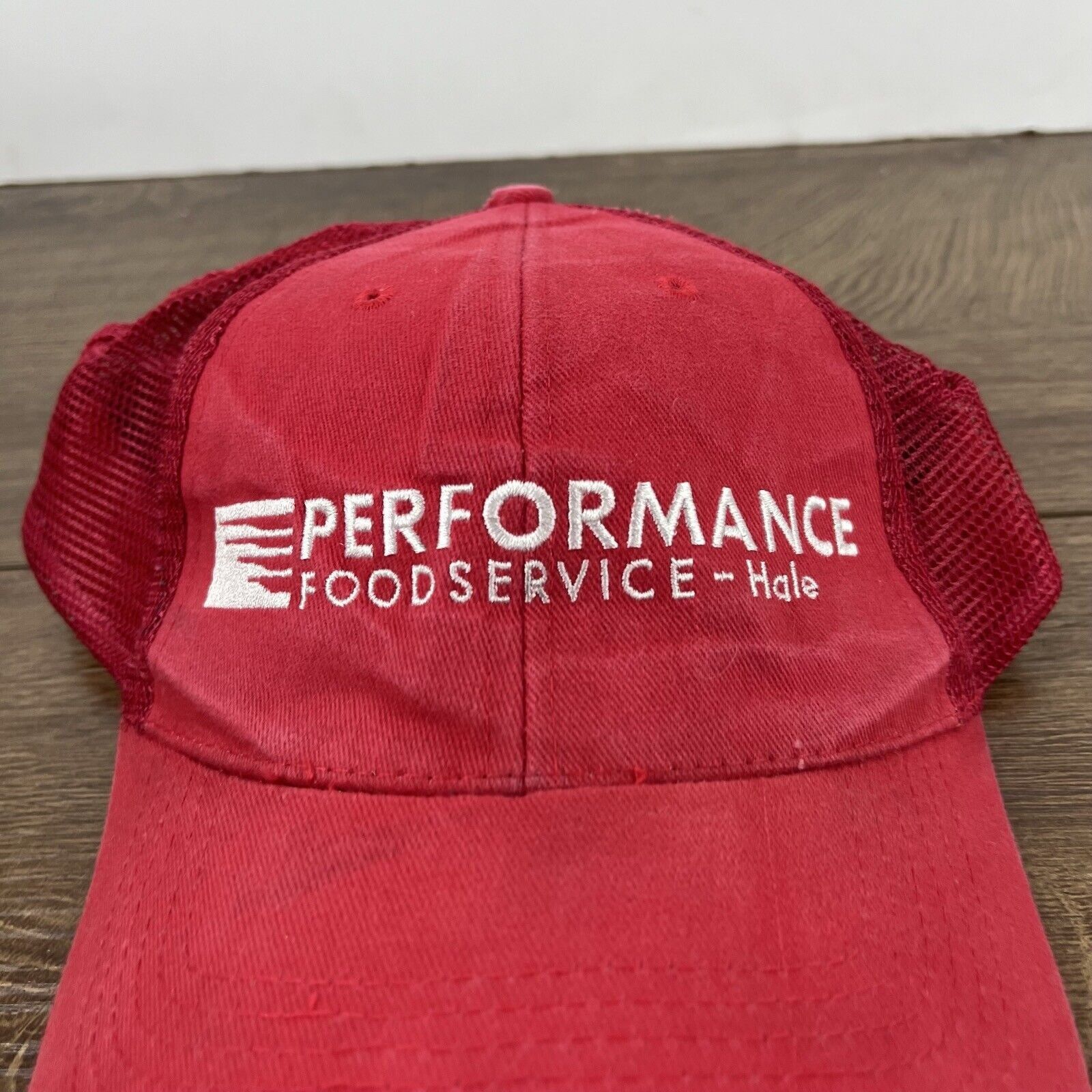 Other Performance Food Service Hat Red Cap Adjustable Hat Red Adul Size ONE SIZE - 5 Thumbnail