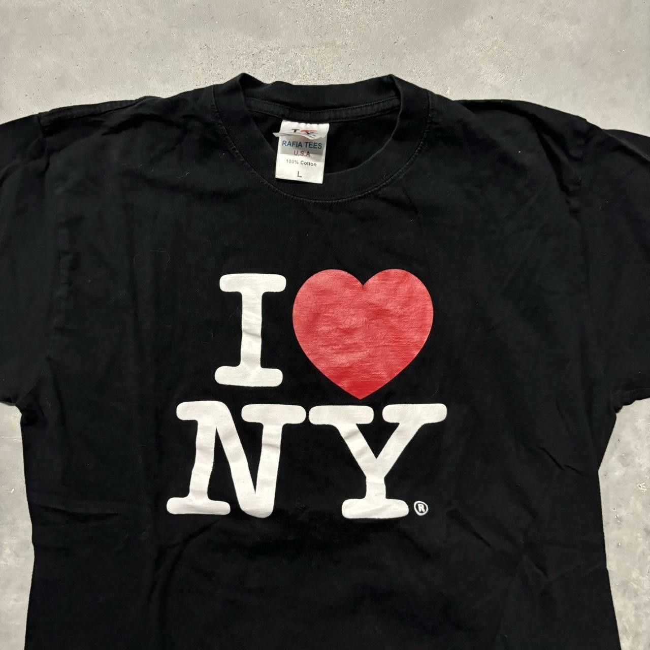 I Love NY × Vintage Crazy Vintage Y2K/2000s Grunge “I Love NY” Scene Skater Graphic Tee! Size US M / EU 48-50 / 2 - 2 Thumbnail
