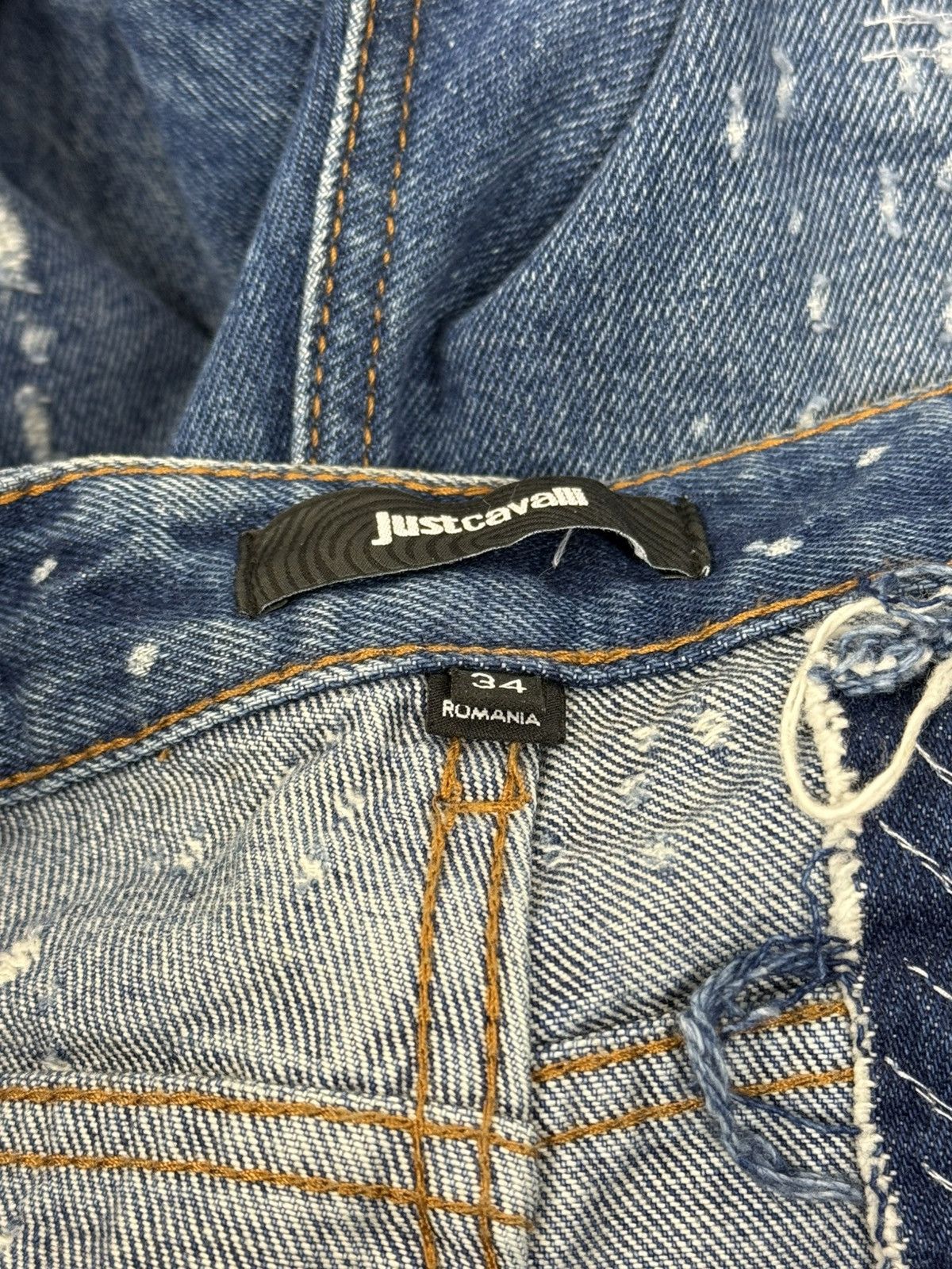 Just Cavalli Just Cavalli Destroyed Denim Jeans Pants Size 34 Size US 34 / EU 50 - 10 Thumbnail