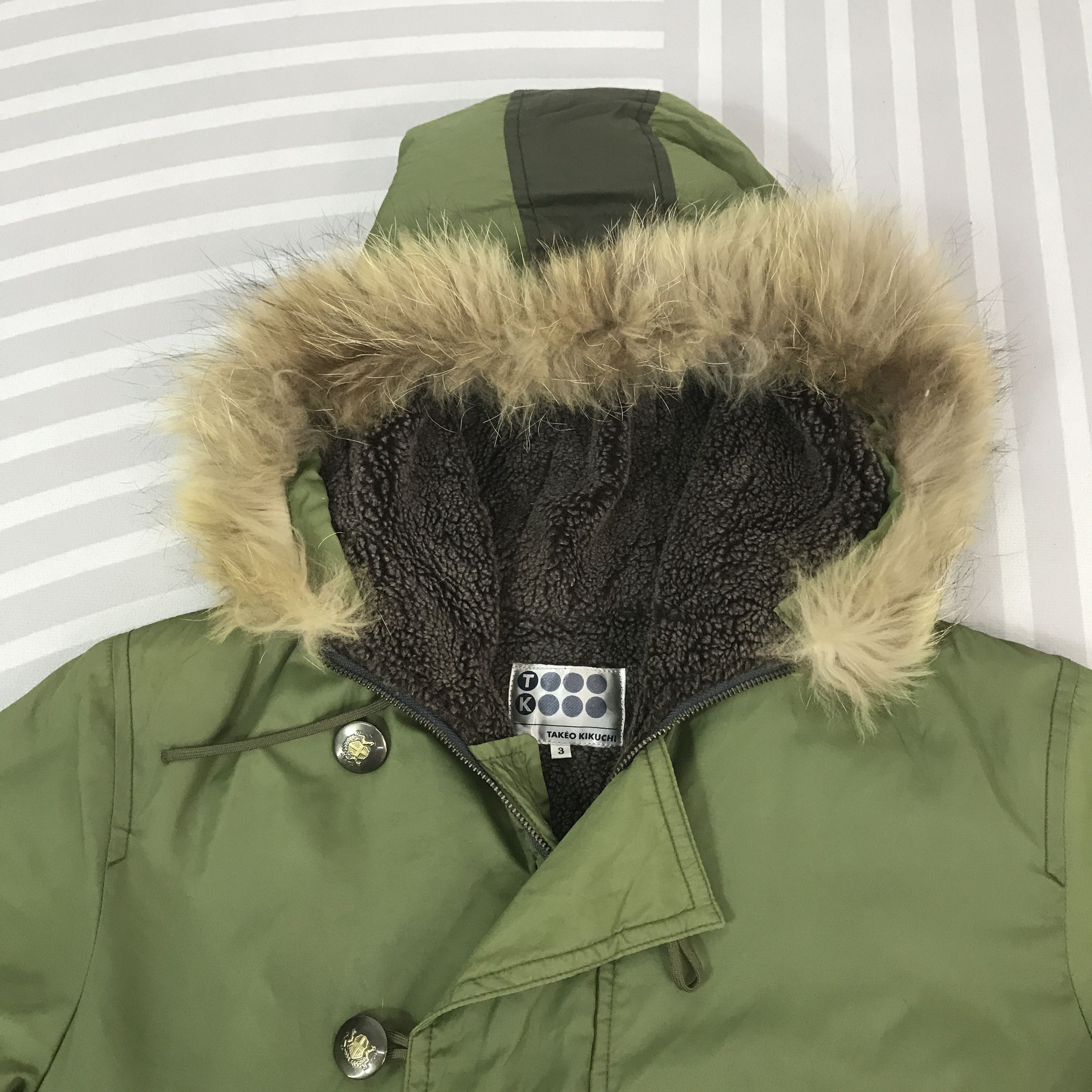 Takeo Kikuchi Takeo Kikuchi fur hoodie design bomber Jacket K65B11 Size US L / EU 52-54 / 3 - 7 Thumbnail