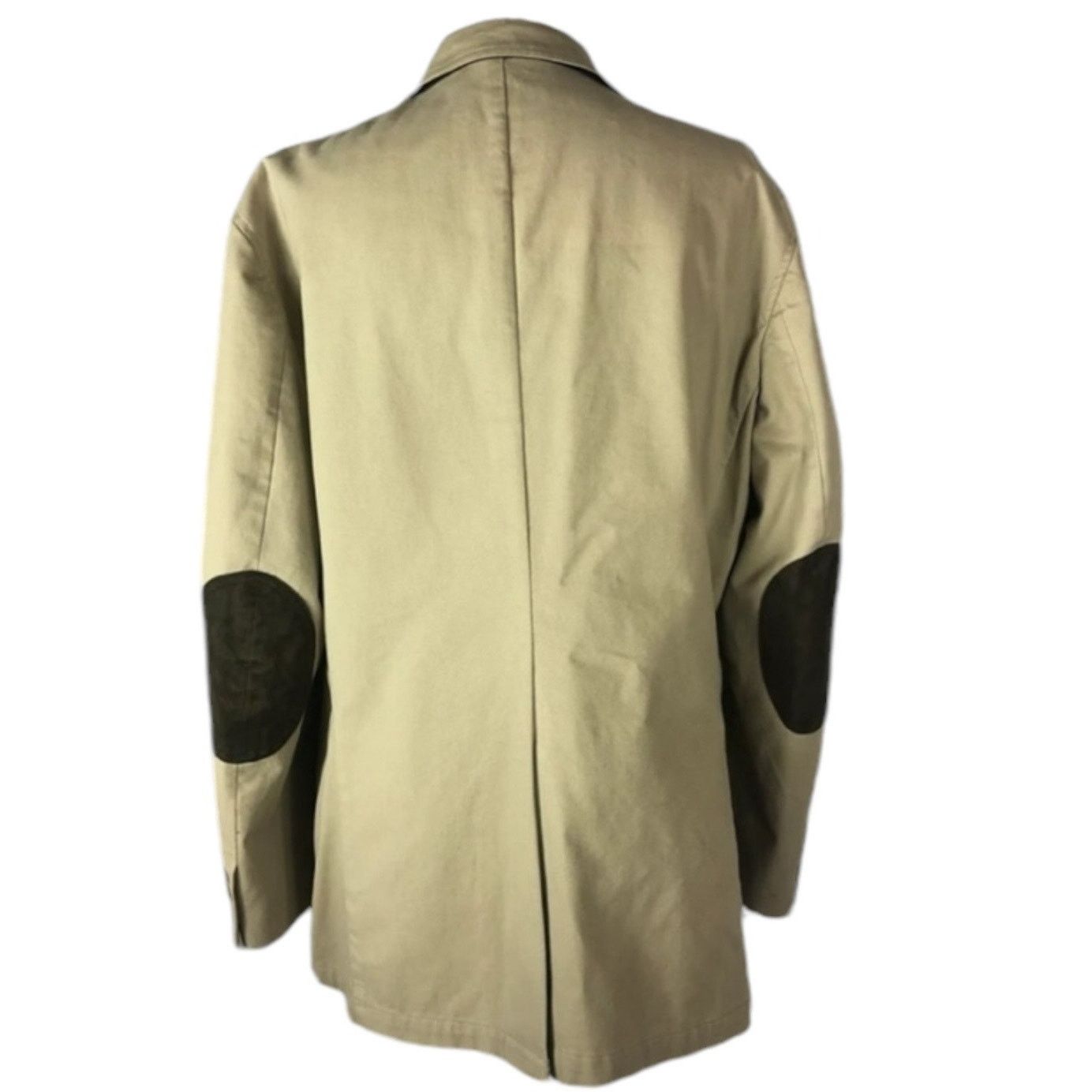 Lands' End Barn coat stand collar patch elbow Khaki Lands' End 44 R Size US L / EU 52-54 / 3 - 2 Thumbnail