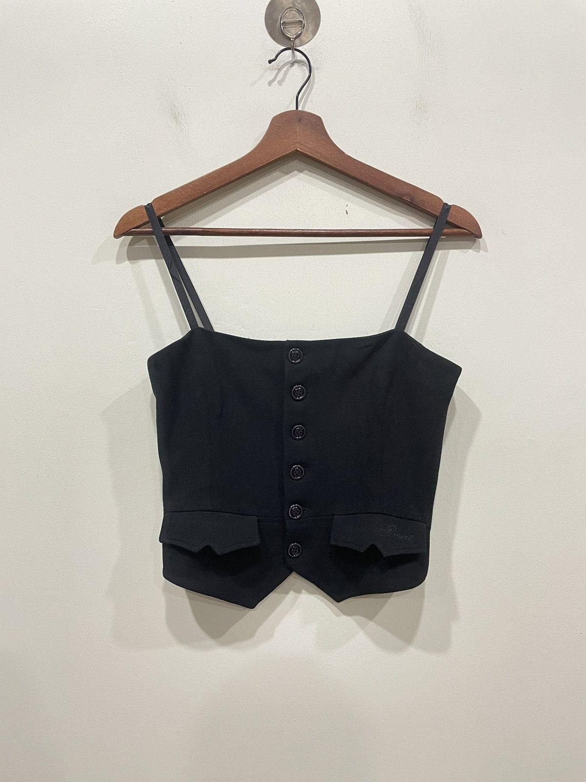 Designer × Diesel × Vintage Diesel Black Top Size XS / US 0-2 / IT 36-38 - 1 Thumbnail