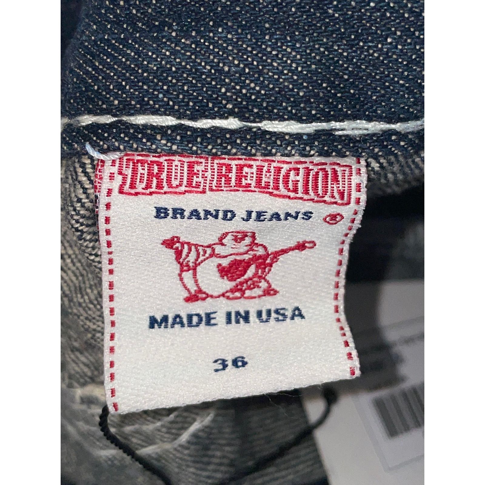 True Religion True Religon Dark Wash Distressed Jeans Size US 36 / EU 52 - 5 Thumbnail
