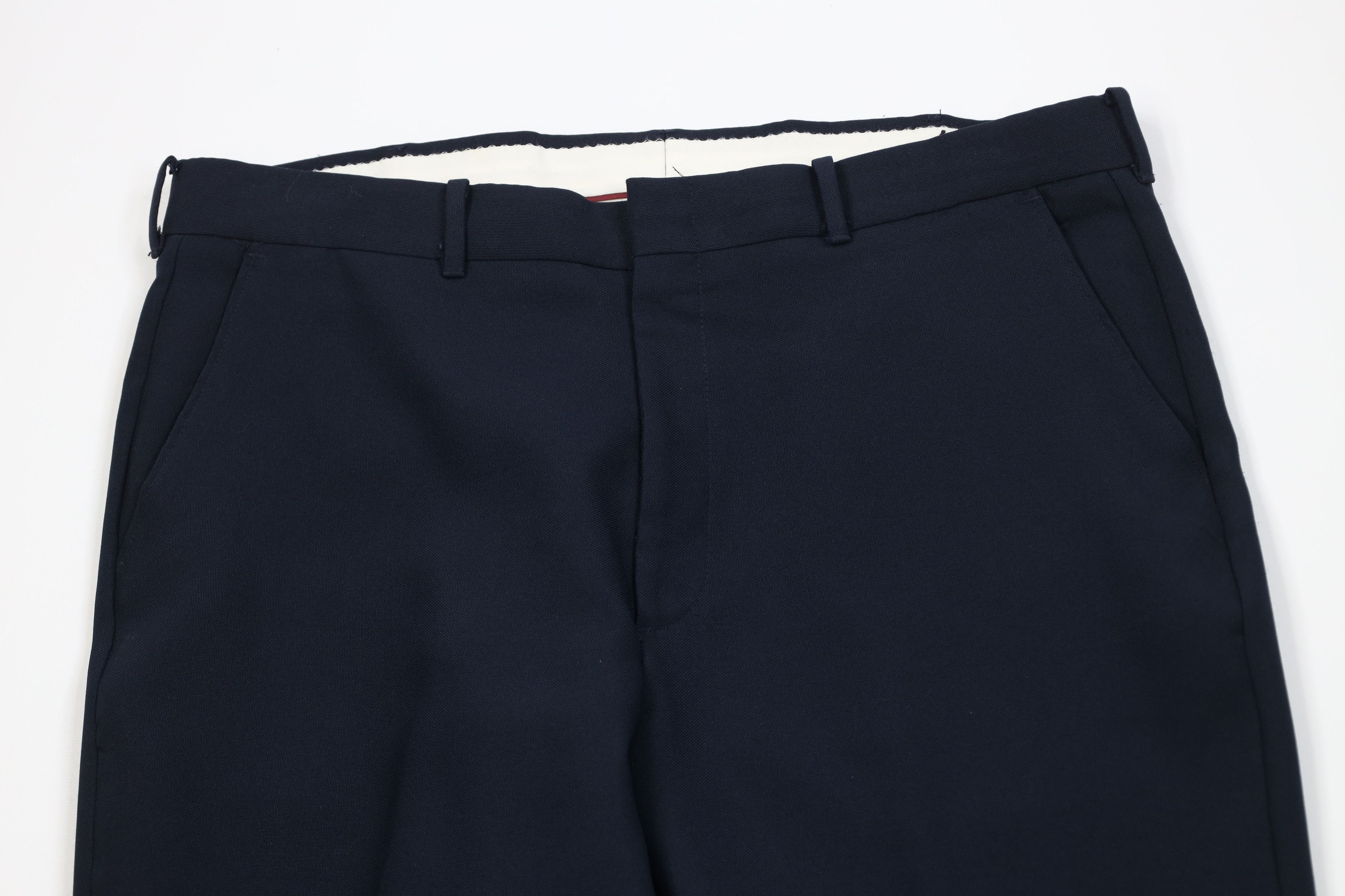 Vintage Vintage 70s Streetwear Flared Wide Leg Chino Pants Blue USA Size US 38 / EU 54 - 2 Thumbnail