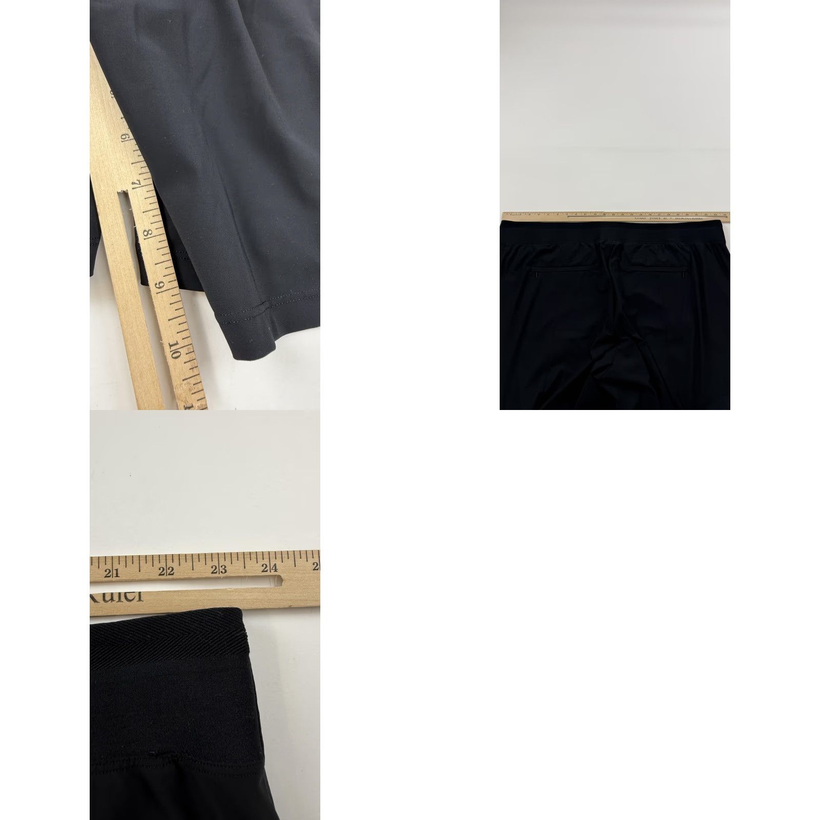 Athleta Athleta Shorts Womens 26 Black Cosmic Bermuda Pull On Stretch Zip Pockets Size 26" / US 2 / IT 38 - 8 Thumbnail