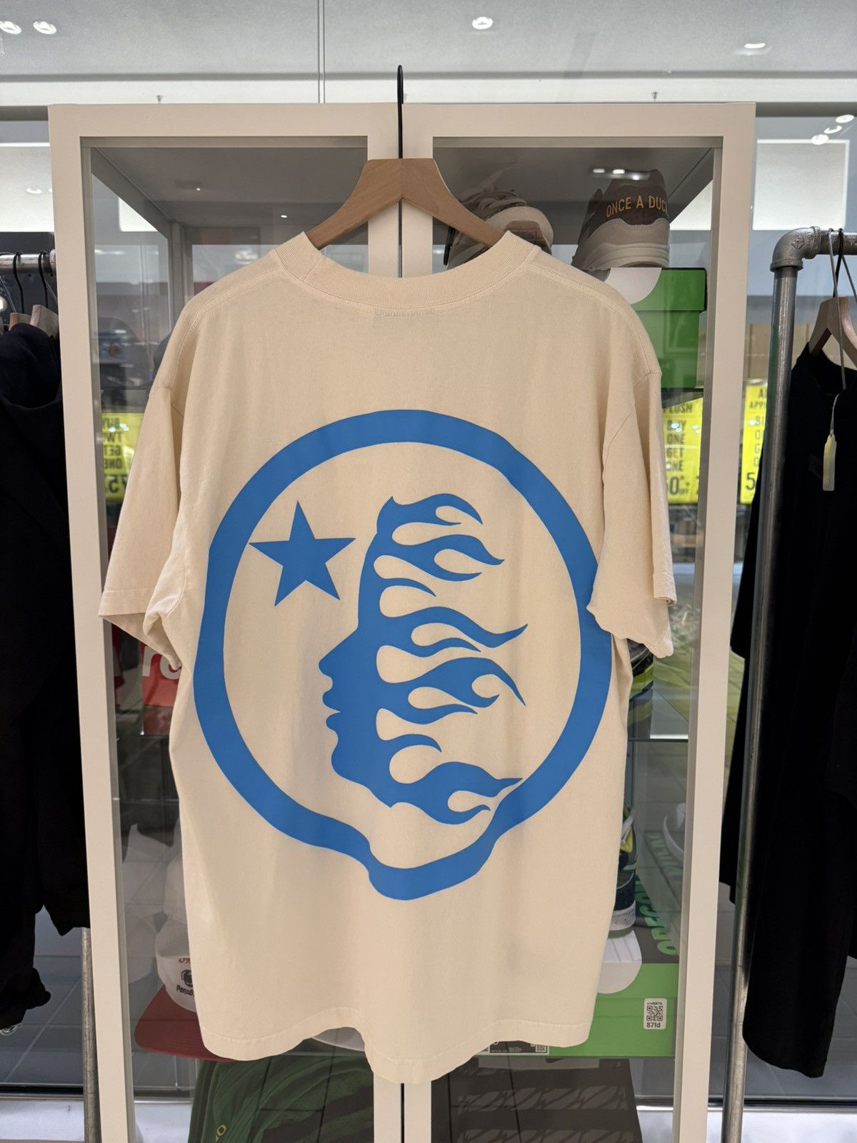 HELLSTAR Hellstar Classic Logo Tan & Blue Tee Size US L / EU 52-54 / 3 - 2 Thumbnail