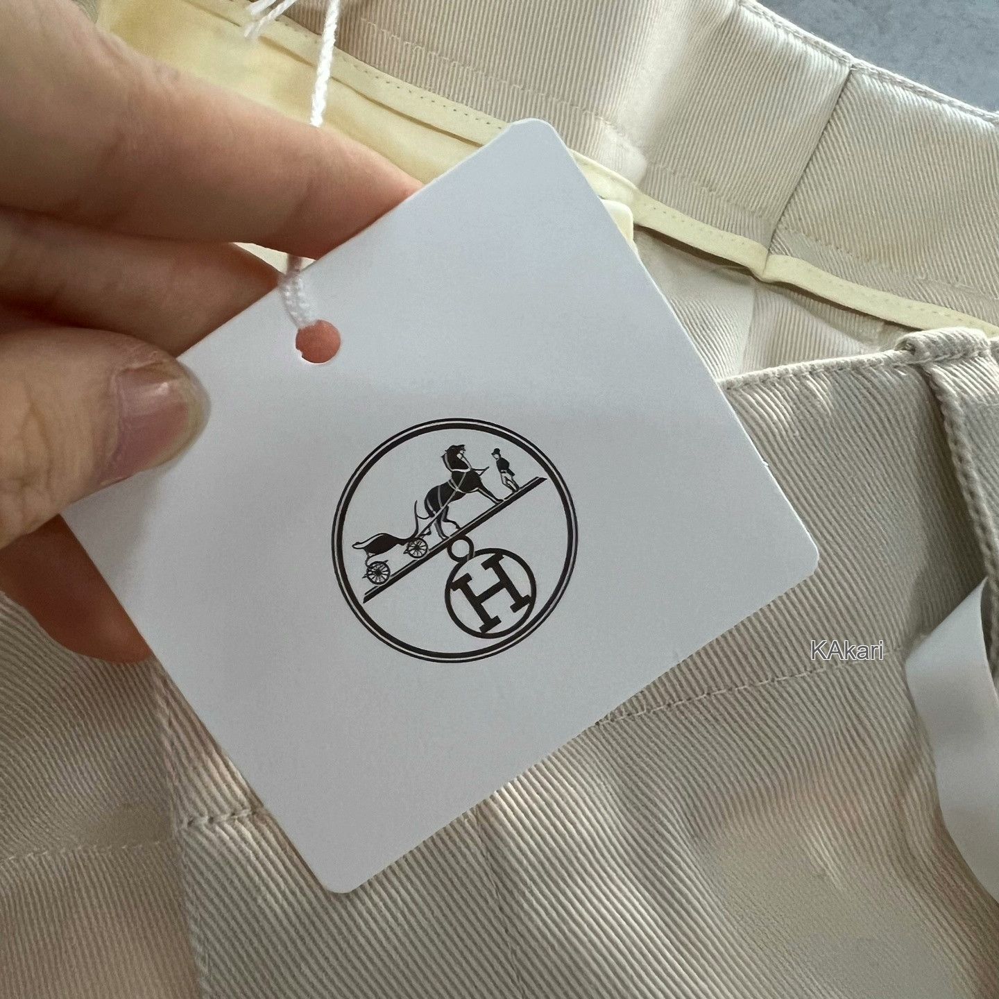 Hermes HERMES Solid Straight-Leg Trousers Size US 28 / EU 44 - 5 Thumbnail