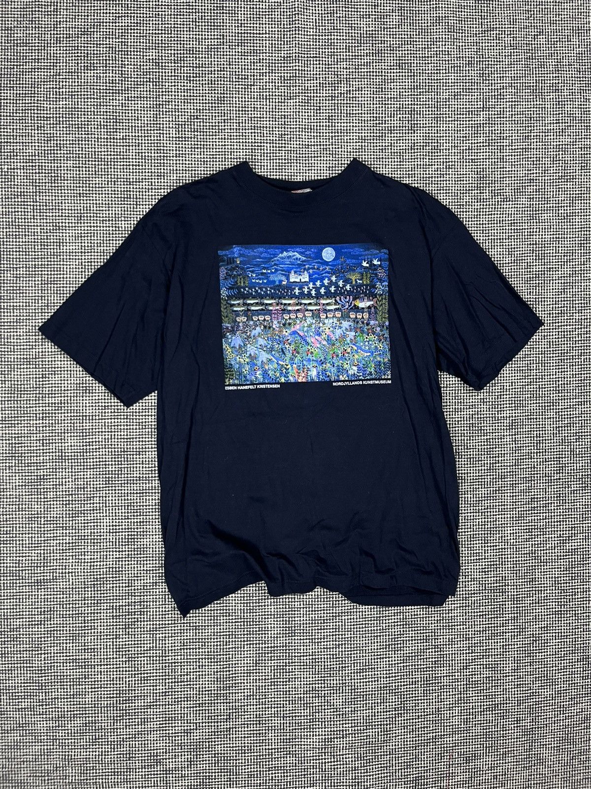 Vintage Esben Hanefelt Kristensen art vintage t-shirt Size US M / EU 48-50 / 2 - 1 Thumbnail