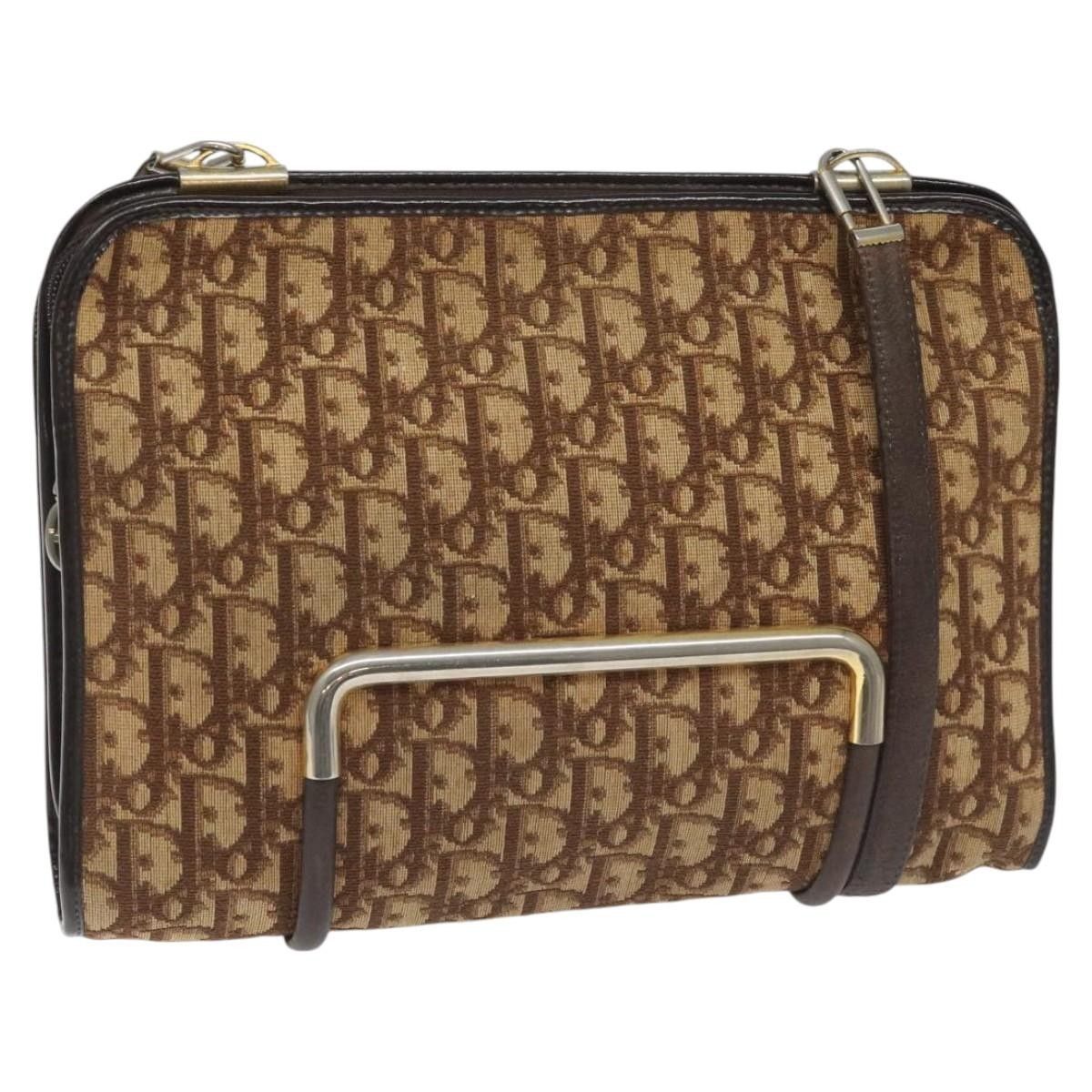 Dior Christian Dior Vintage Trotter Shoulder Bag Canvas Size ONE SIZE - 1 Thumbnail