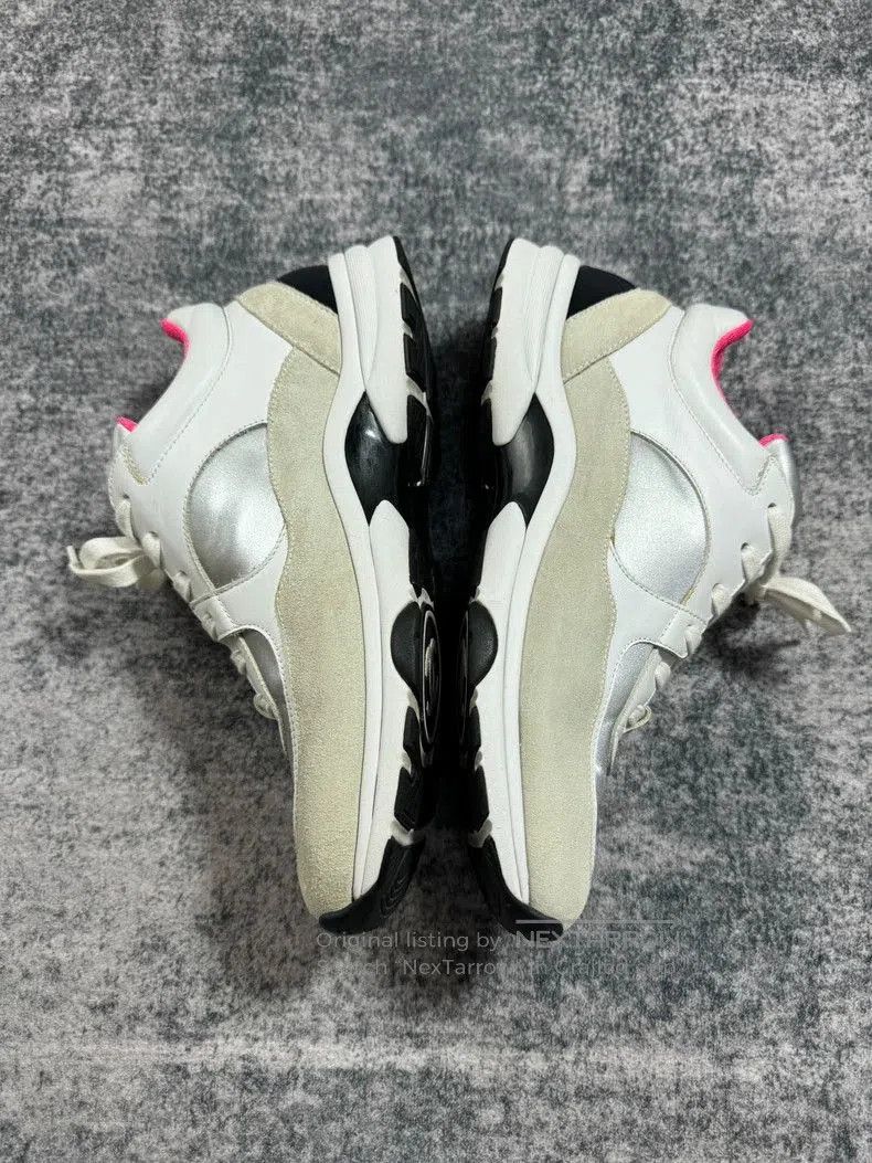 Chanel Chanel Colorblocked Suede Sneakers. Size US 8.5 / EU 41-42 - 4 Thumbnail