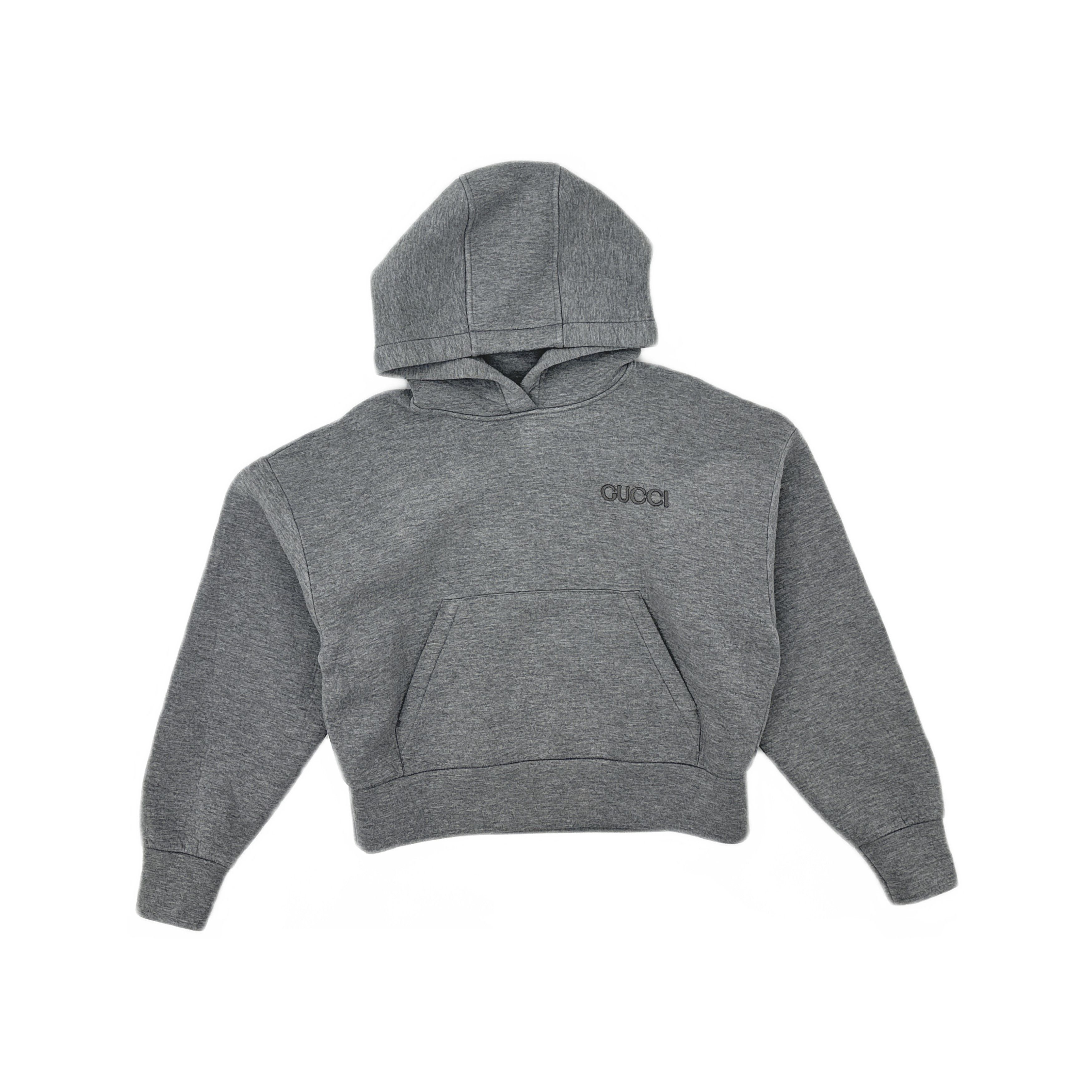 Gucci Gucci Logo Embroidered Hoodie XS Size XS / US 0-2 / IT 36-38 - 1 Thumbnail