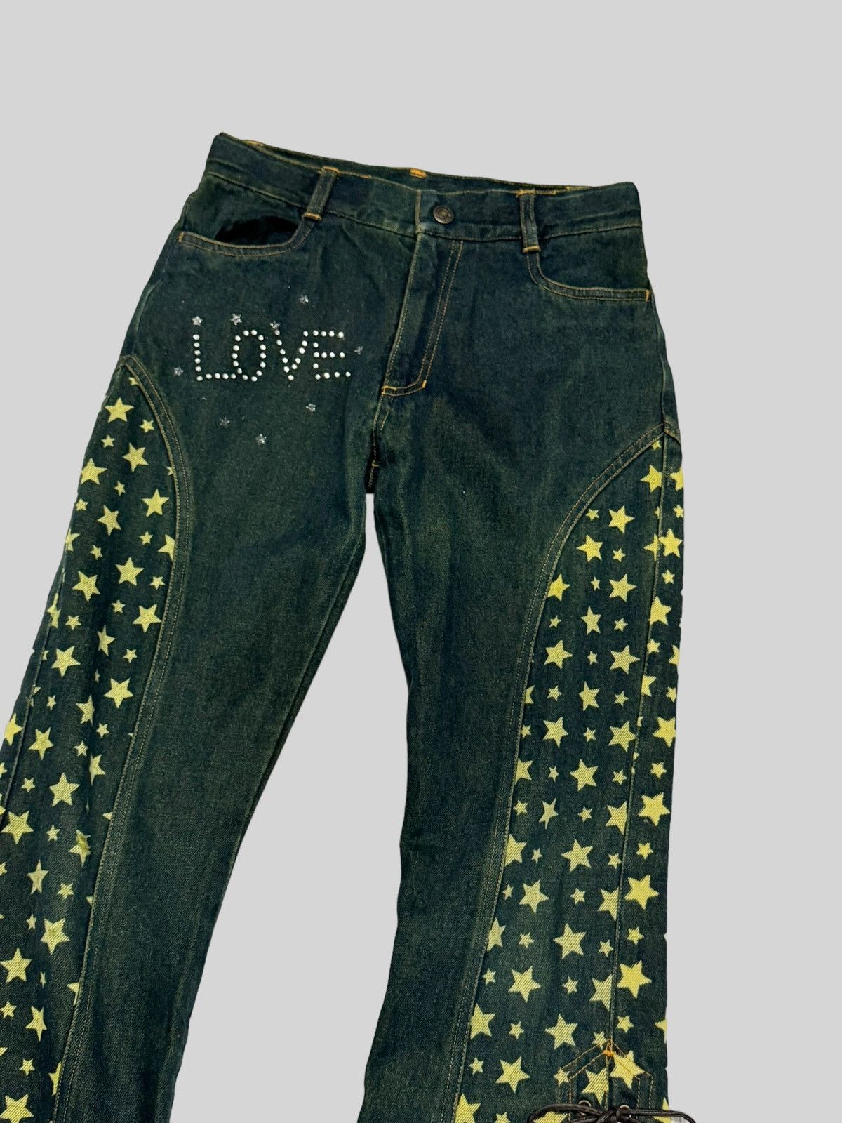 Hysteric Glamour FLARE K.GIRL HYSTERIC GLAMOUR STYLE LACES DENIM Size 24" / US 00 / IT 34 - 5 Thumbnail