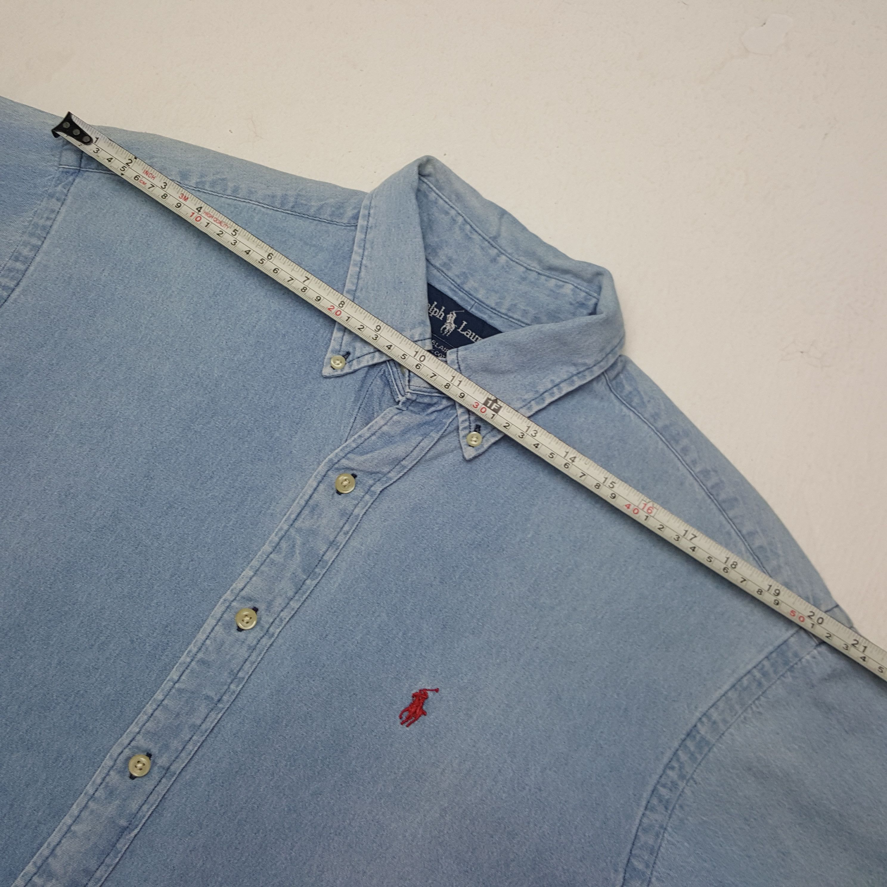 Polo Ralph Lauren × Vintage Vintage Polo by Ralph Lauren Luxury Brand Shirt Button Up Size US XL / EU 56 / 4 - 5 Thumbnail