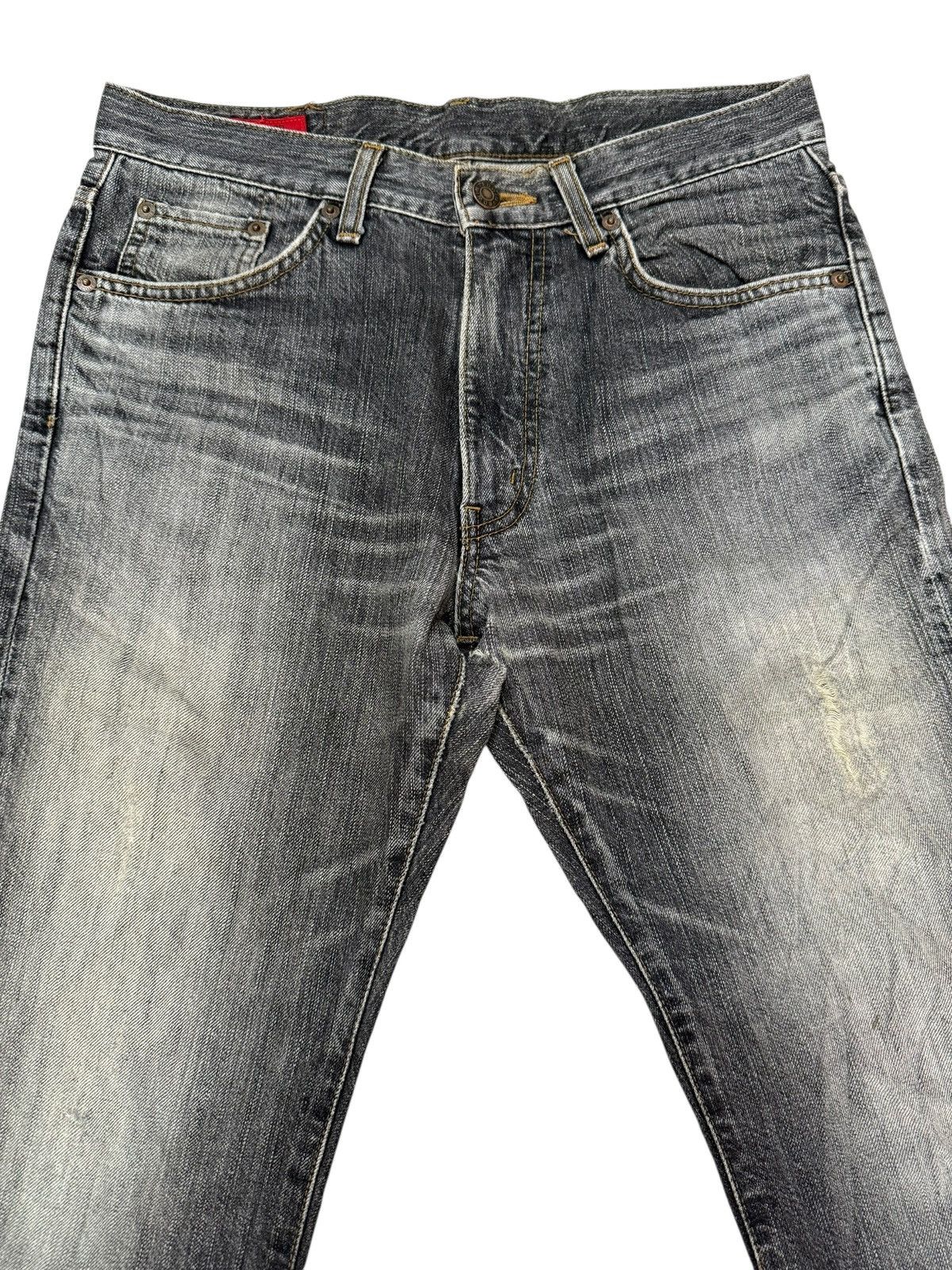 Edwin Flared Jeans Edwin 503 Japan Distressed Boot Cut Denim Size US 29 - 2 Thumbnail