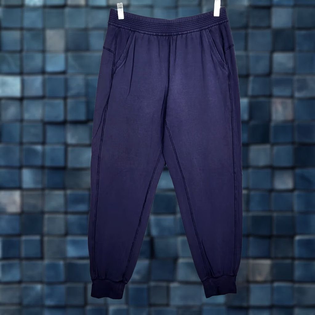 Lululemon Lululemon Womens purple-blue light weight stretch Jogger Size 8 – Vibrant Casual Performance Pants Size 30" / US 8 / IT 44 - 1 Thumbnail