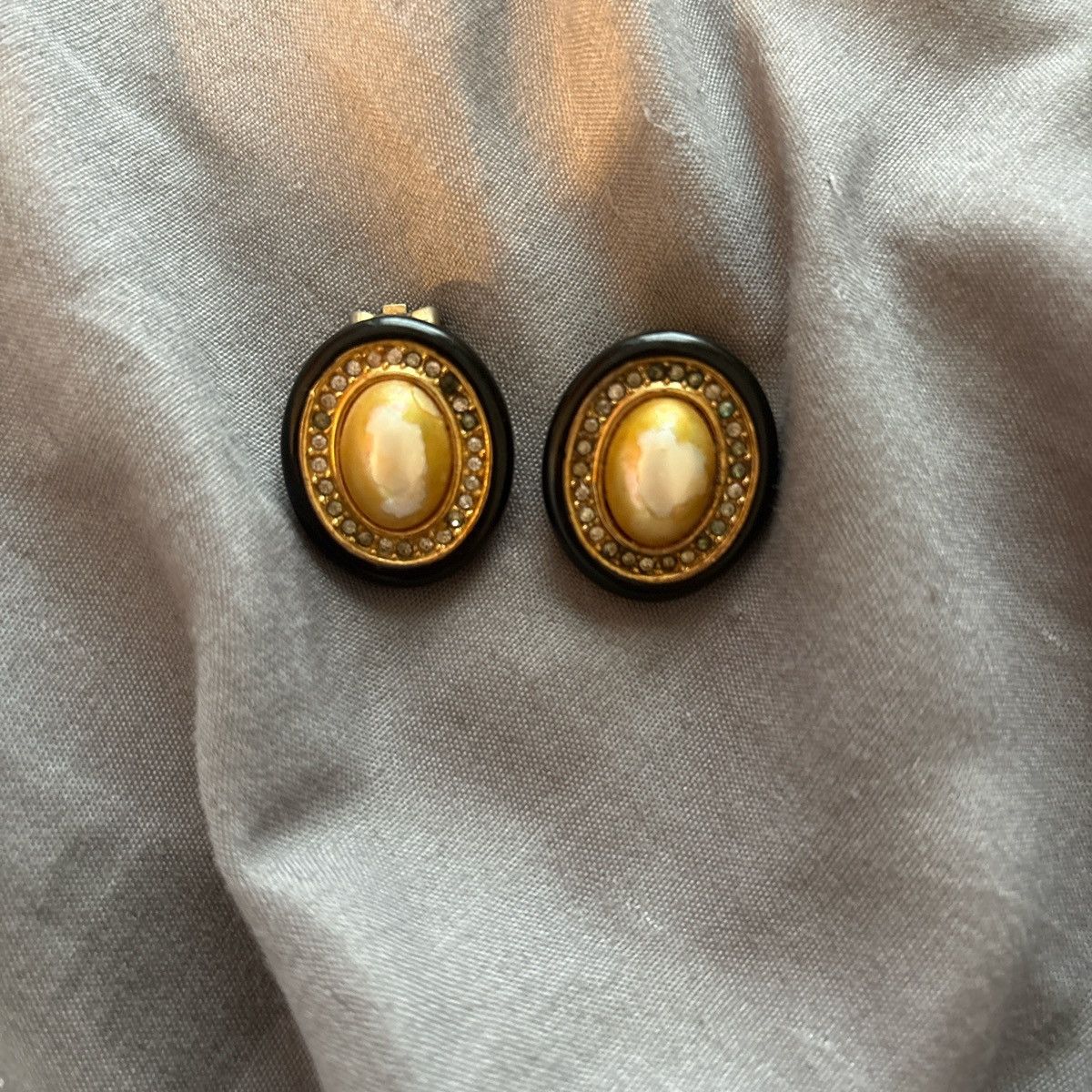Christian Dior Monsieur christian dior clip on earrings Size ONE SIZE - 1 Thumbnail