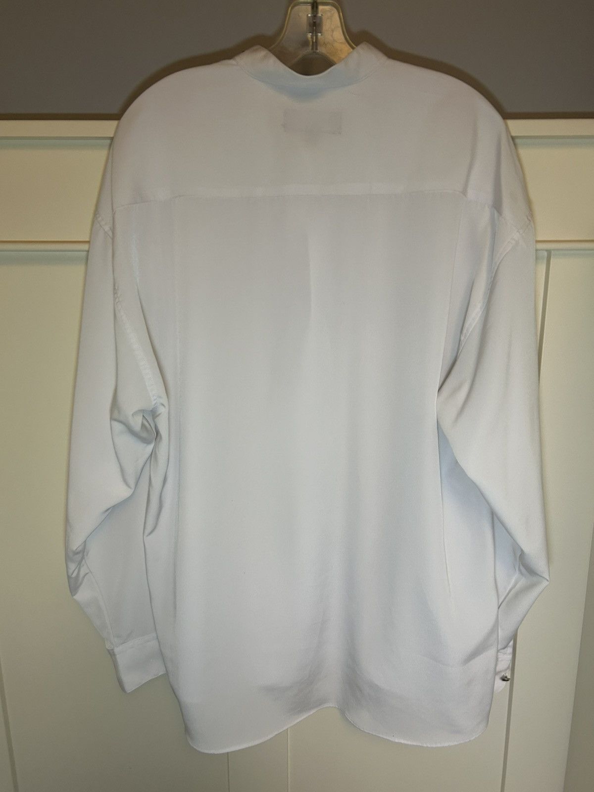Designer × Vintage Bruttini Italy embroidered collar white button up longsleeve Size US XL / EU 56 / 4 - 2 Thumbnail
