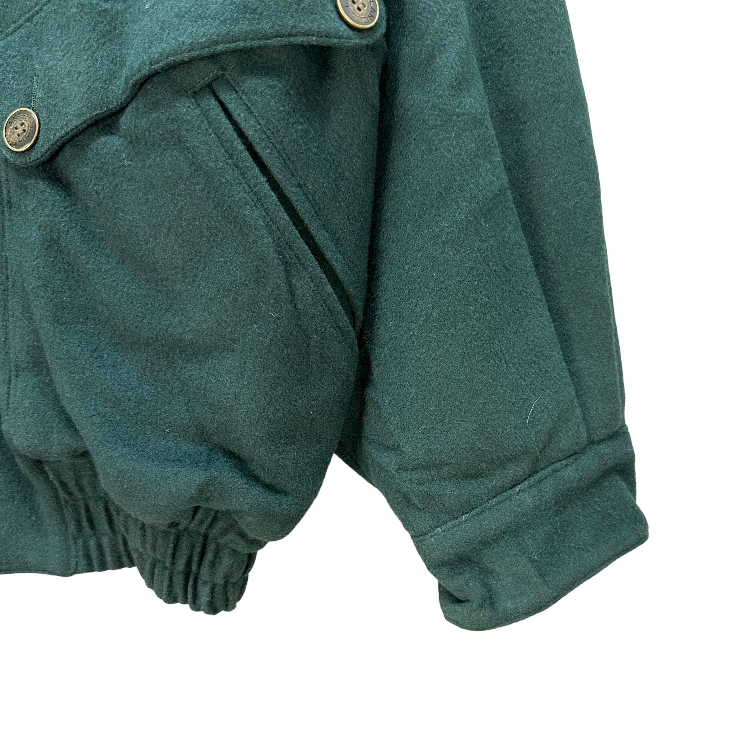 Lancel LANCEL Paris Embroidery Logo Green Wool Jacket #A46-1085 Size US M / EU 48-50 / 2 - 6 Thumbnail