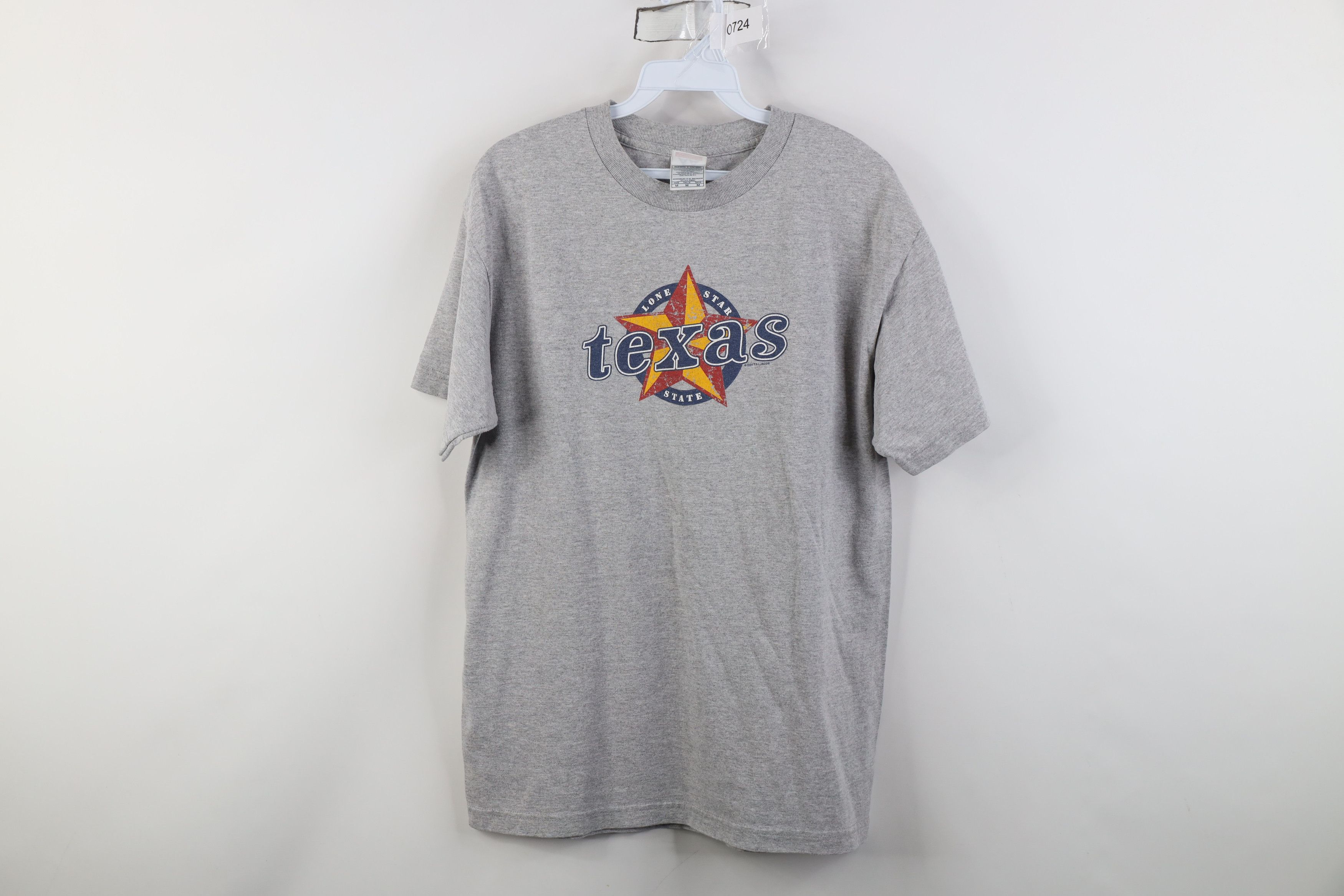 Vintage Vintage Y2K 2004 Lone Star State Texas T-Shirt Heather Gray Size US M / EU 48-50 / 2 - 1 Thumbnail