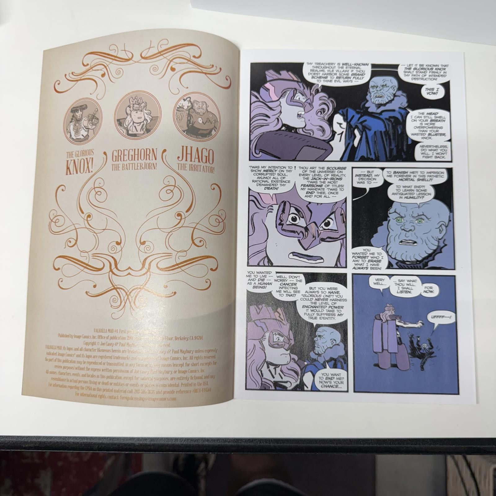 Designer Valhalla Mad Issue Number Four #4 Comic Book 1st Printing Size ONE SIZE - 10 Thumbnail