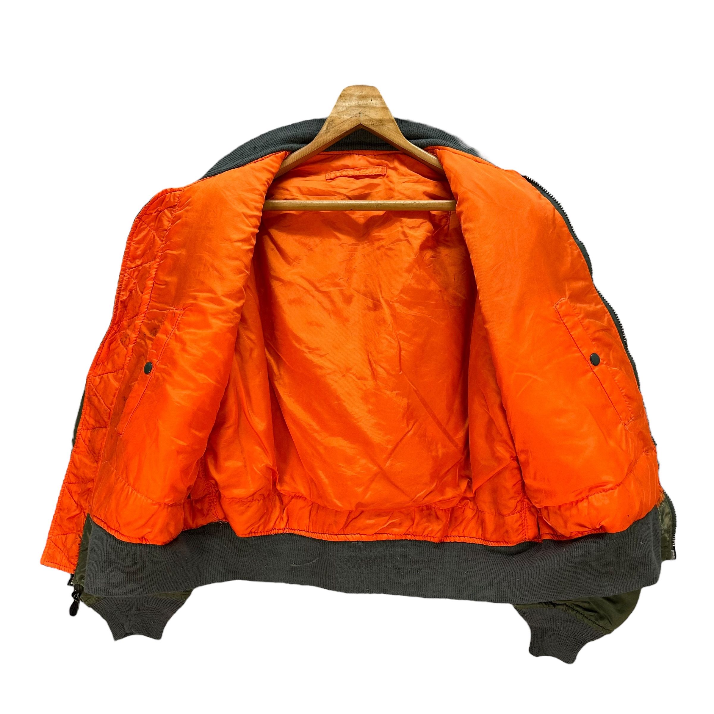 Alpha Industries ALPHA INDUSTRIES MA1 Green Bomber Jacket #A51-1186 Size US L / EU 52-54 / 3 - 8 Thumbnail