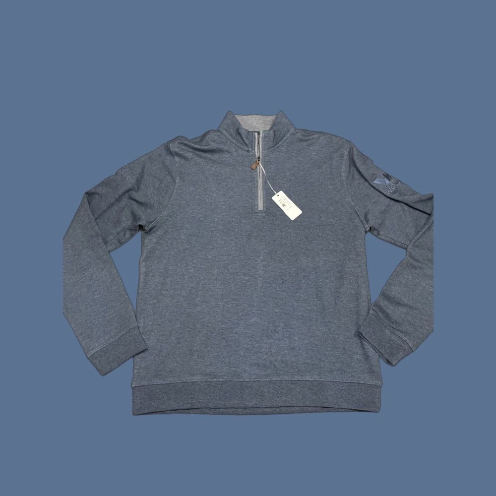 johnnie-O Johnnie - O Sully 1/4 Zip Pullover Mens L Blue Wesco Logo Shirt Sweater 1/4 Zip Logo Wesco L Blue Mens Size US L / EU 52-54 / 3 - 1 Thumbnail