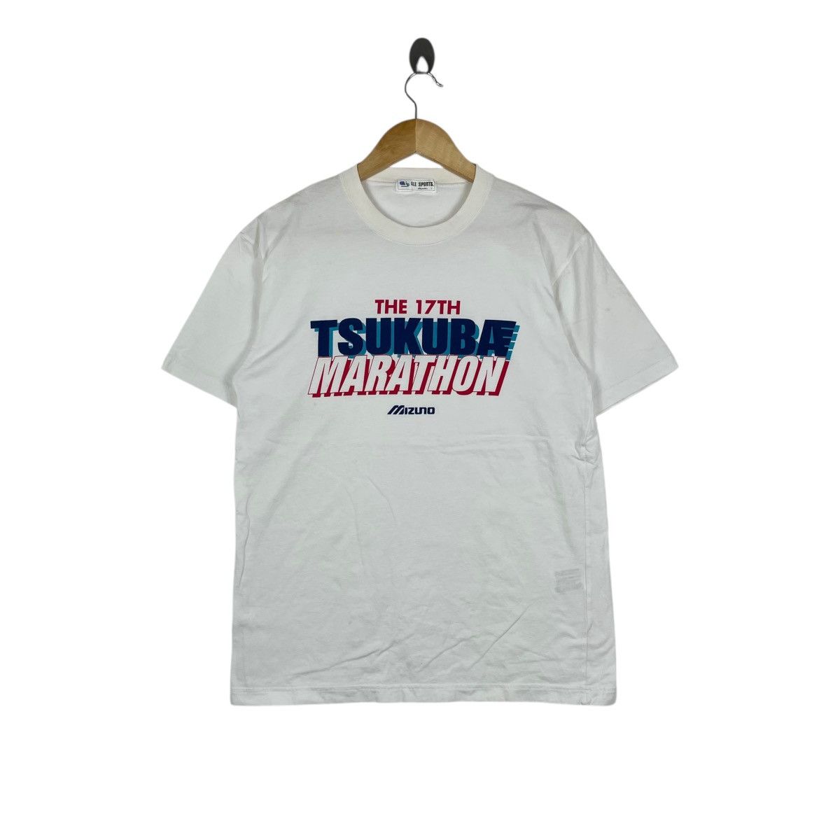 Vintage Vintage 90s Saiko Road Rice Mizuno Tee Shirt Size US L / EU 52-54 / 3 - 1 Thumbnail