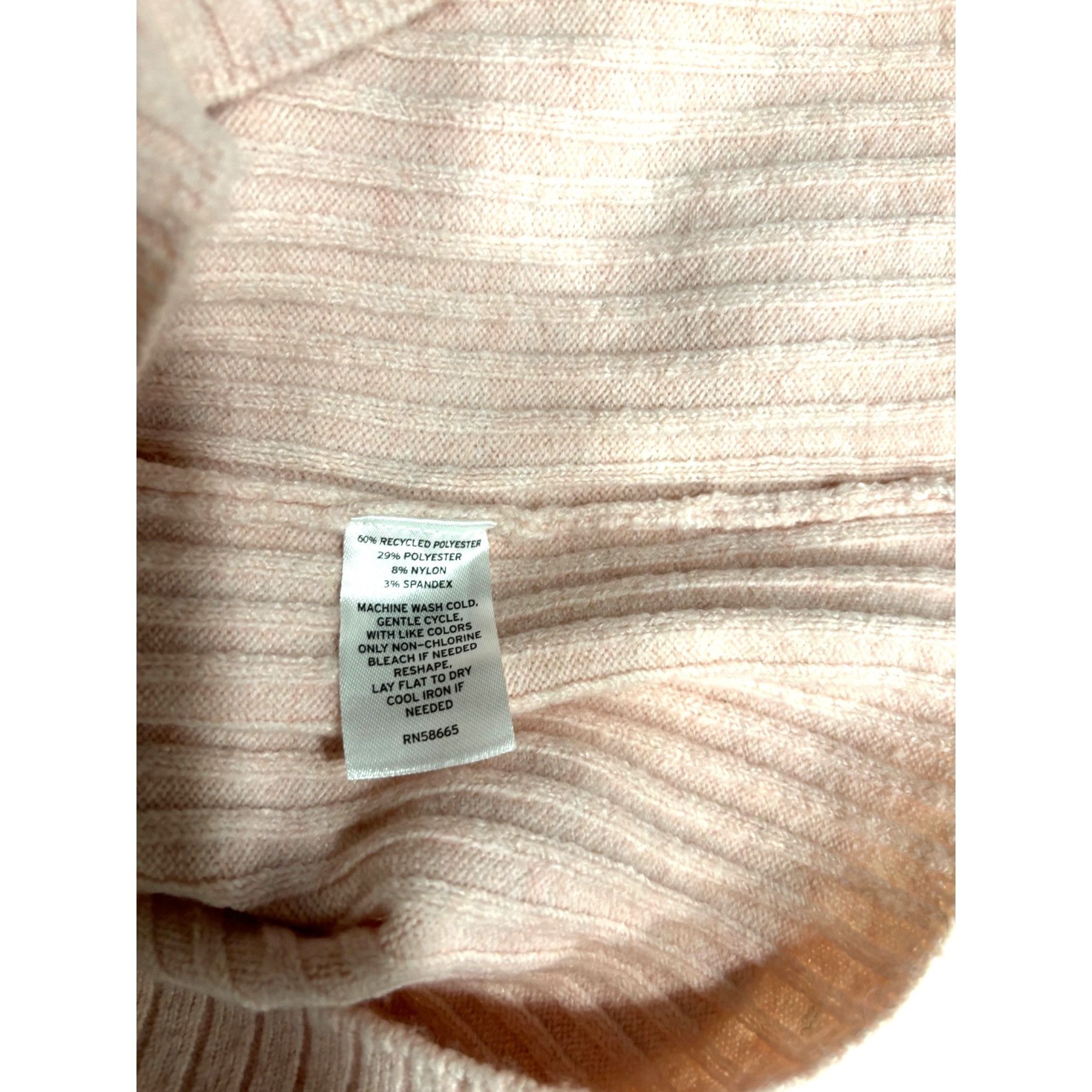 Other BP. Rib Crop Turtleneck Sweater in Pink Crystal, Sz. L Size L / US 10 / IT 46 - 14 Thumbnail