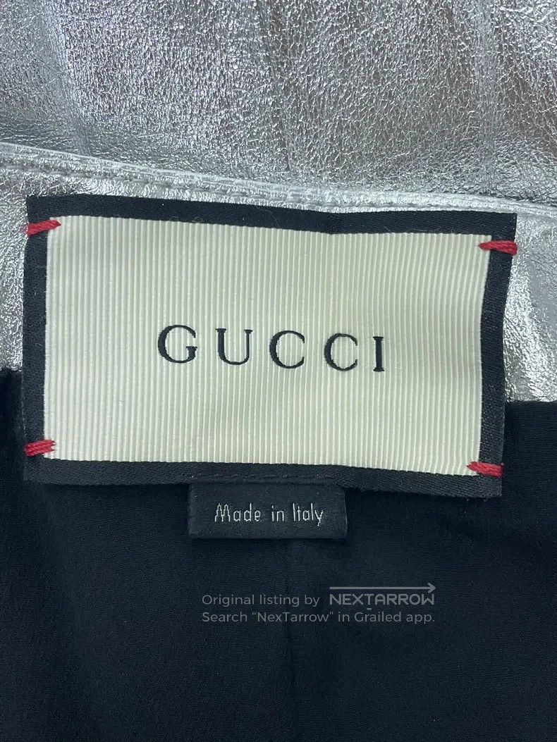 Gucci Gucci Silver pleated skirt Size 28" / US 6 / IT 42 - 3 Thumbnail