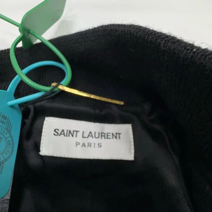 Other Saint Laurent Black Leather Baseball Jacket -2507 Size M / US 6-8 / IT 42-44 - 2 Thumbnail
