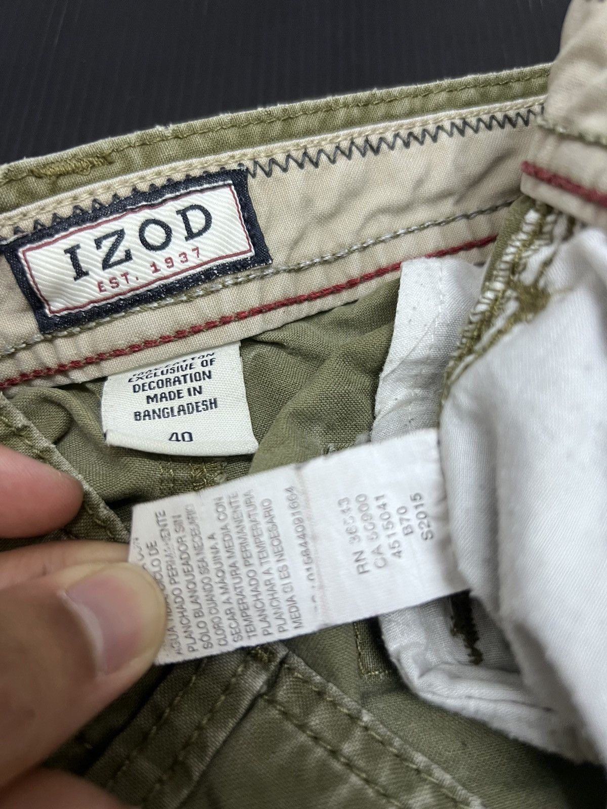 Lacoste Vintage Izod Lacoste Cargo Short Pant Size US 38 / EU 54 - 5 Thumbnail