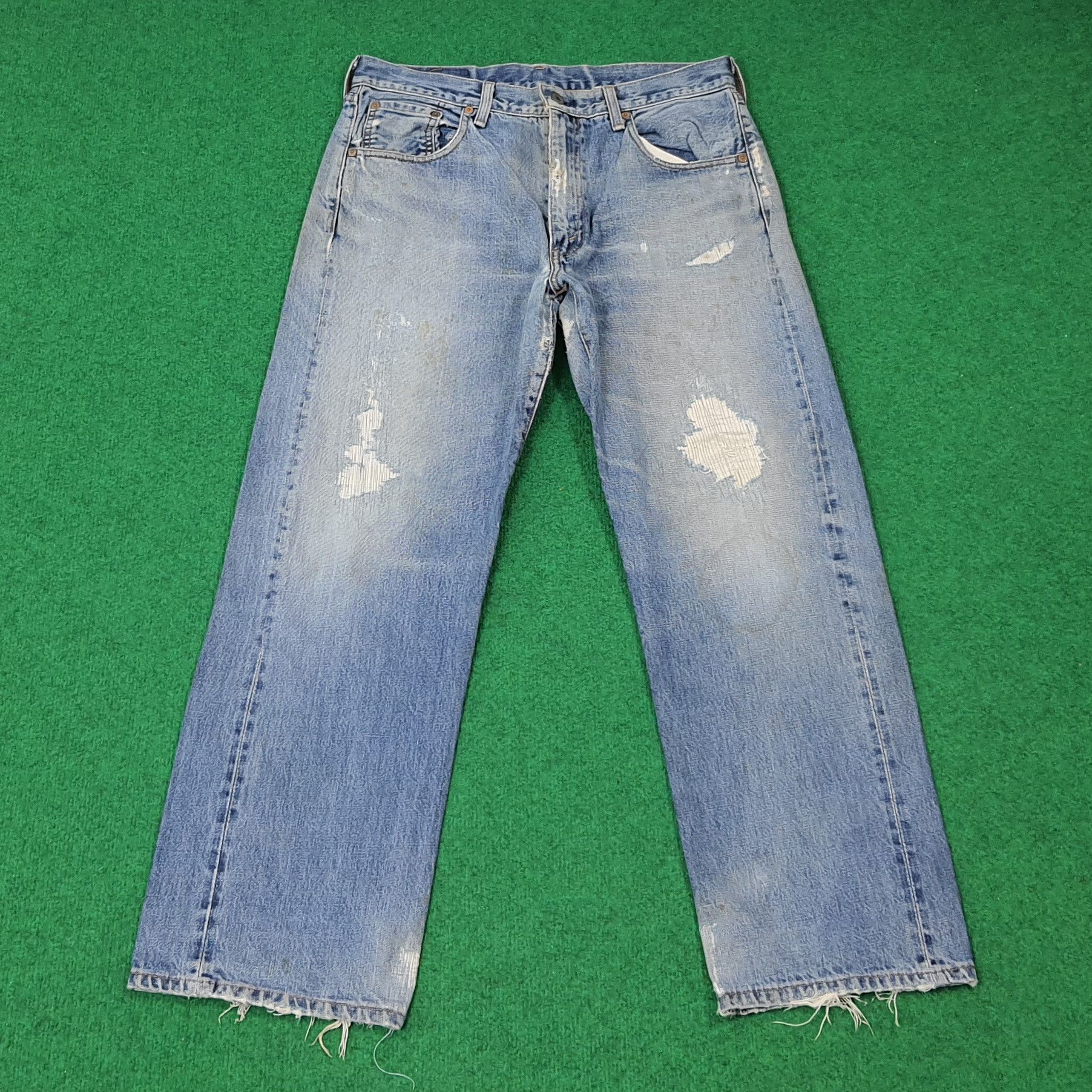 Levi's Vintage Levi's 502 Rare Redline Selvedge Jeans C272N8 Size US 32 / EU 48 - 1 Thumbnail