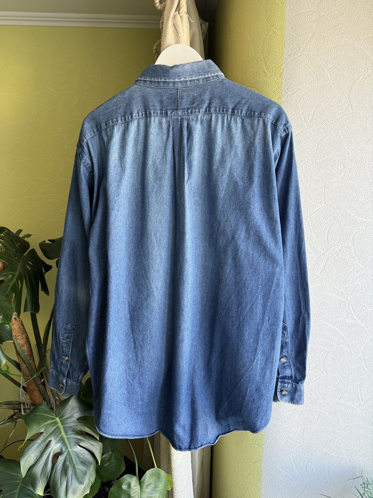 Polo Ralph Lauren Vintage 90s Polo Ralph Lauren Blaire Denim Shirt Button Up Size US XL / EU 56 / 4 - 10 Thumbnail